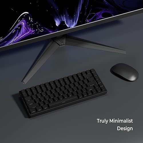 Miniatura 6 de XVX - Teclas PBT Teclas de impresión lateral 60 65 75 100 %, doble brillo a través de tapas de teclas personalizadas, juego de 136 teclas negras,