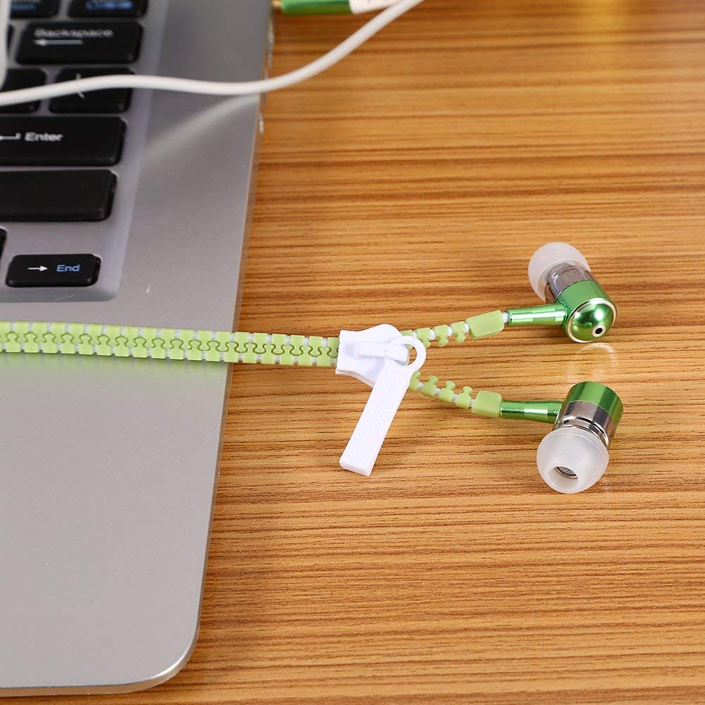 Amazon.co.jp: 蛍光ジッパーイヤホン - 発光ジップ有線イヤホン