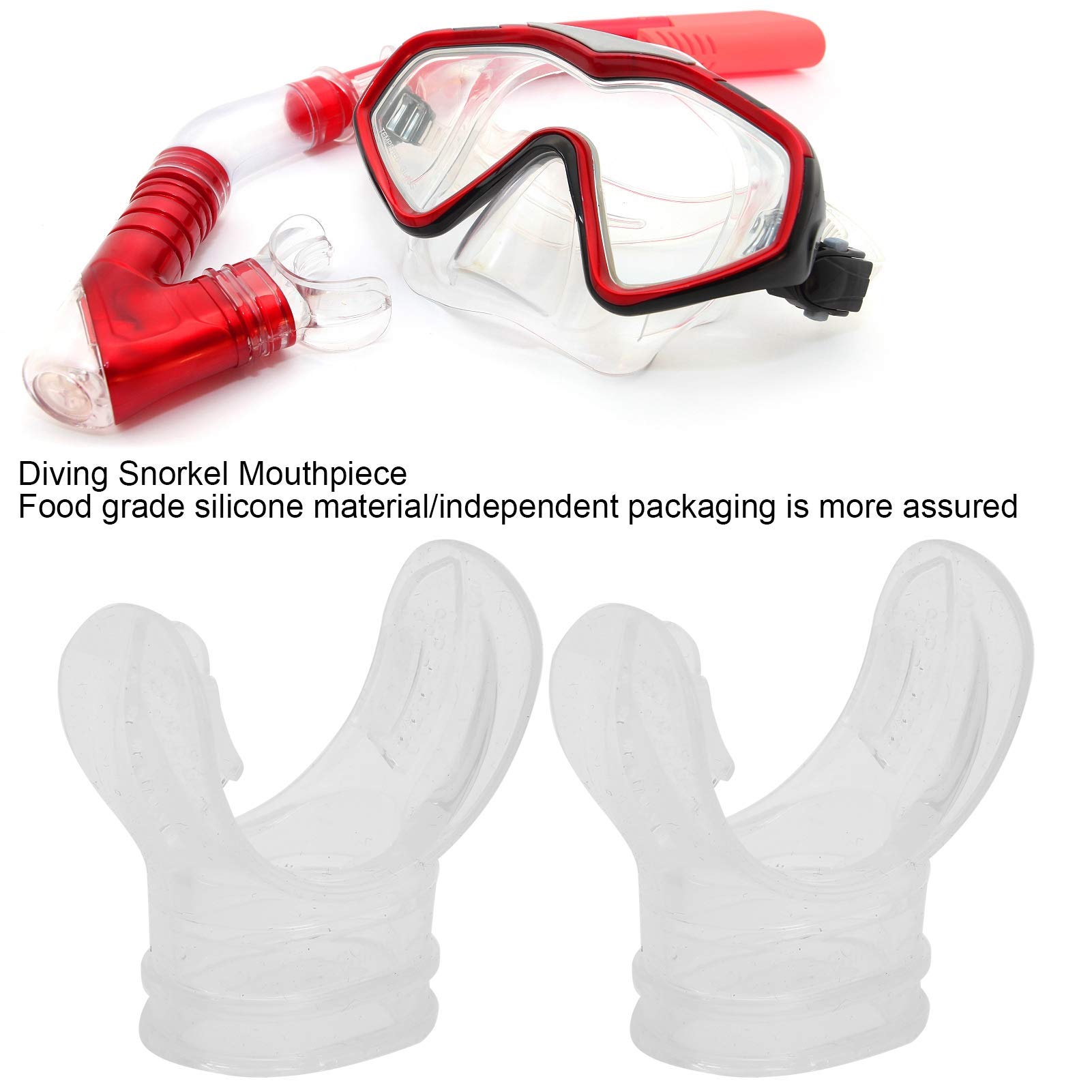 Regolatore per Immersioni, 4 Pezzi Bocchino per Regolatore per Immersione Subacquea in Silicone da Bocchino per Morso Comfort Bocchino per Boccaglio di Ricambio Accessori
