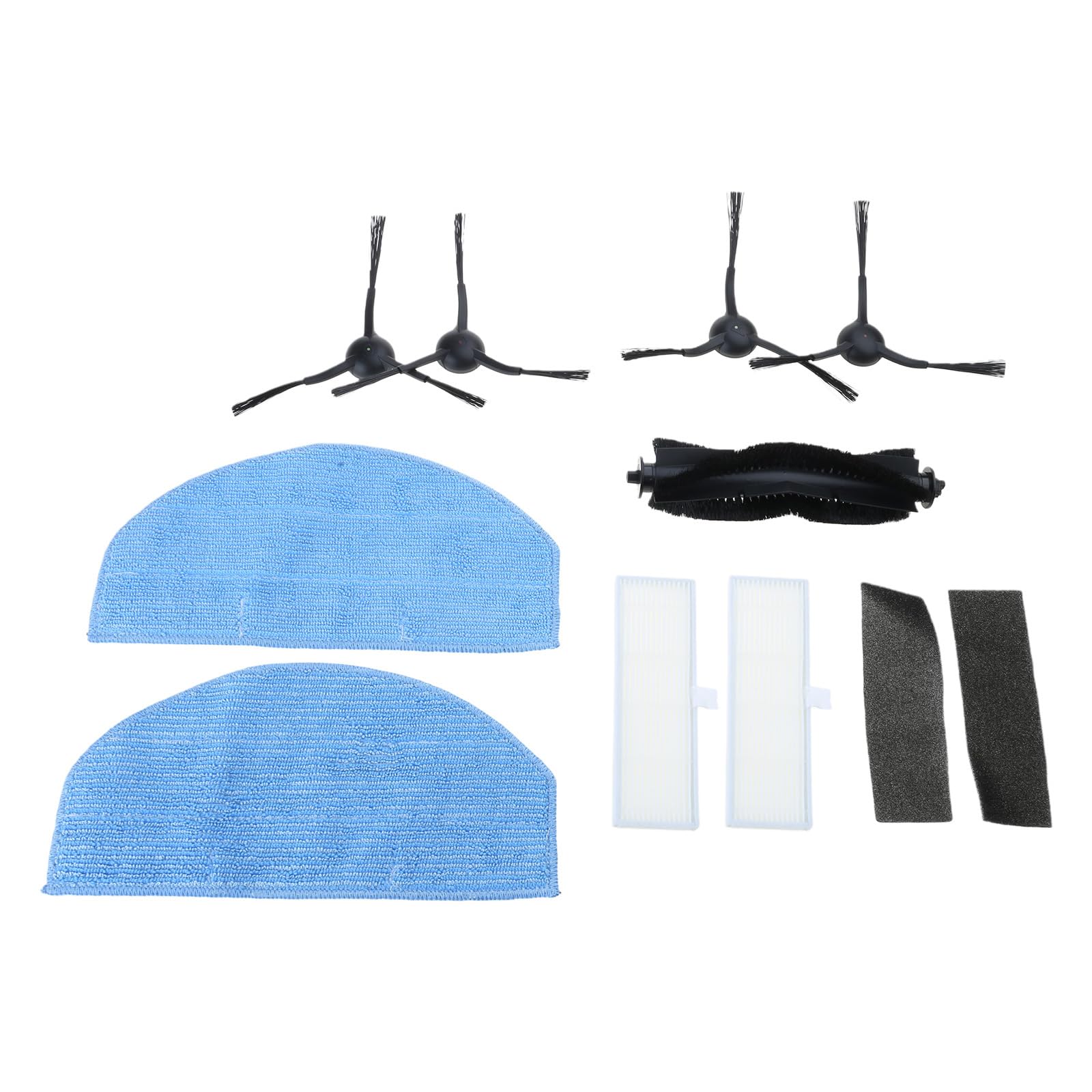 Kalttoy Side Brush Mop Pad Sweeping Robotic Replacement Part Filter Sweeping Robot Accessories ABS for Tikom G8000Pro Robot Vacuum Side Brush