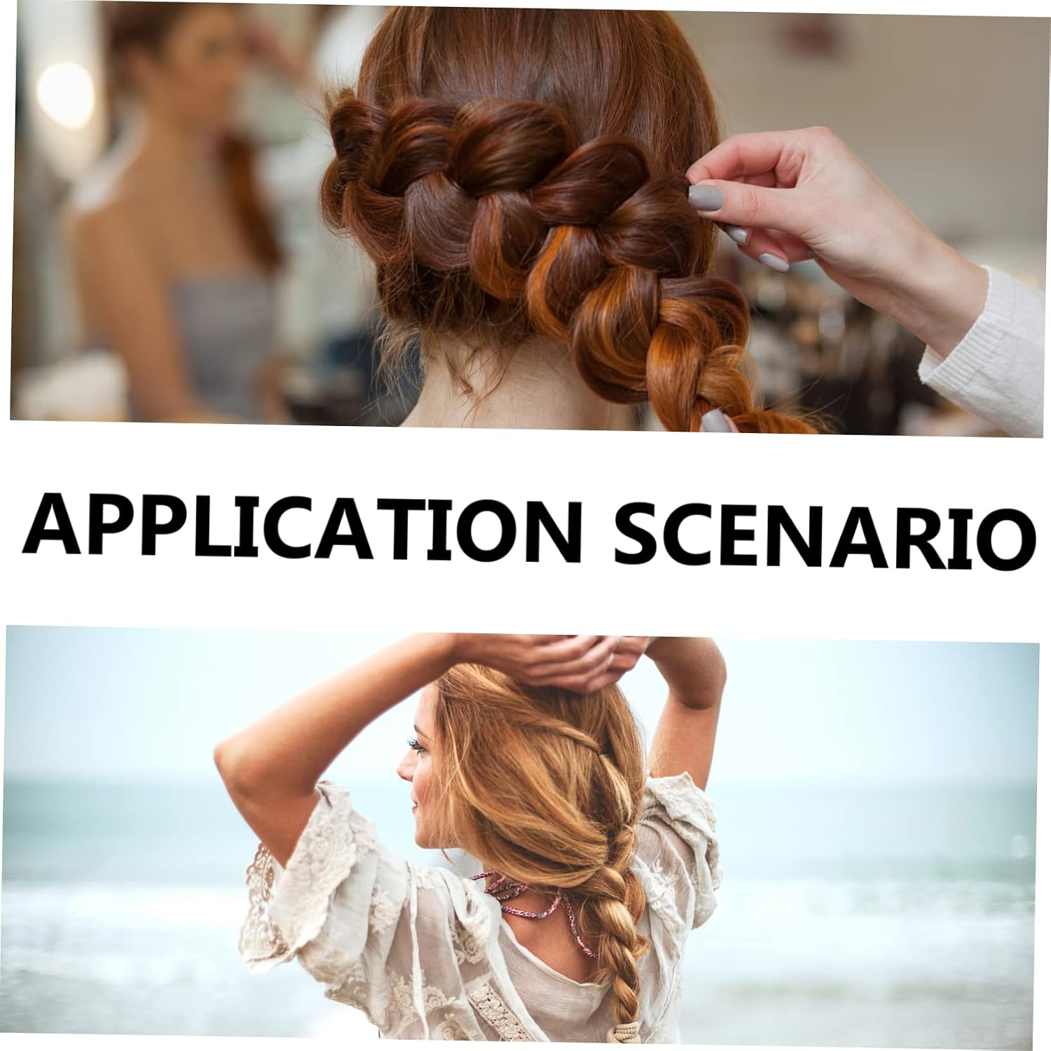 Hair Braiding Styling Head Mannequin Synthetic Cosmetology Doll with Makeup for Hairdressing Students and Professionals High Temperature Resistant Hair for Braids and Styles