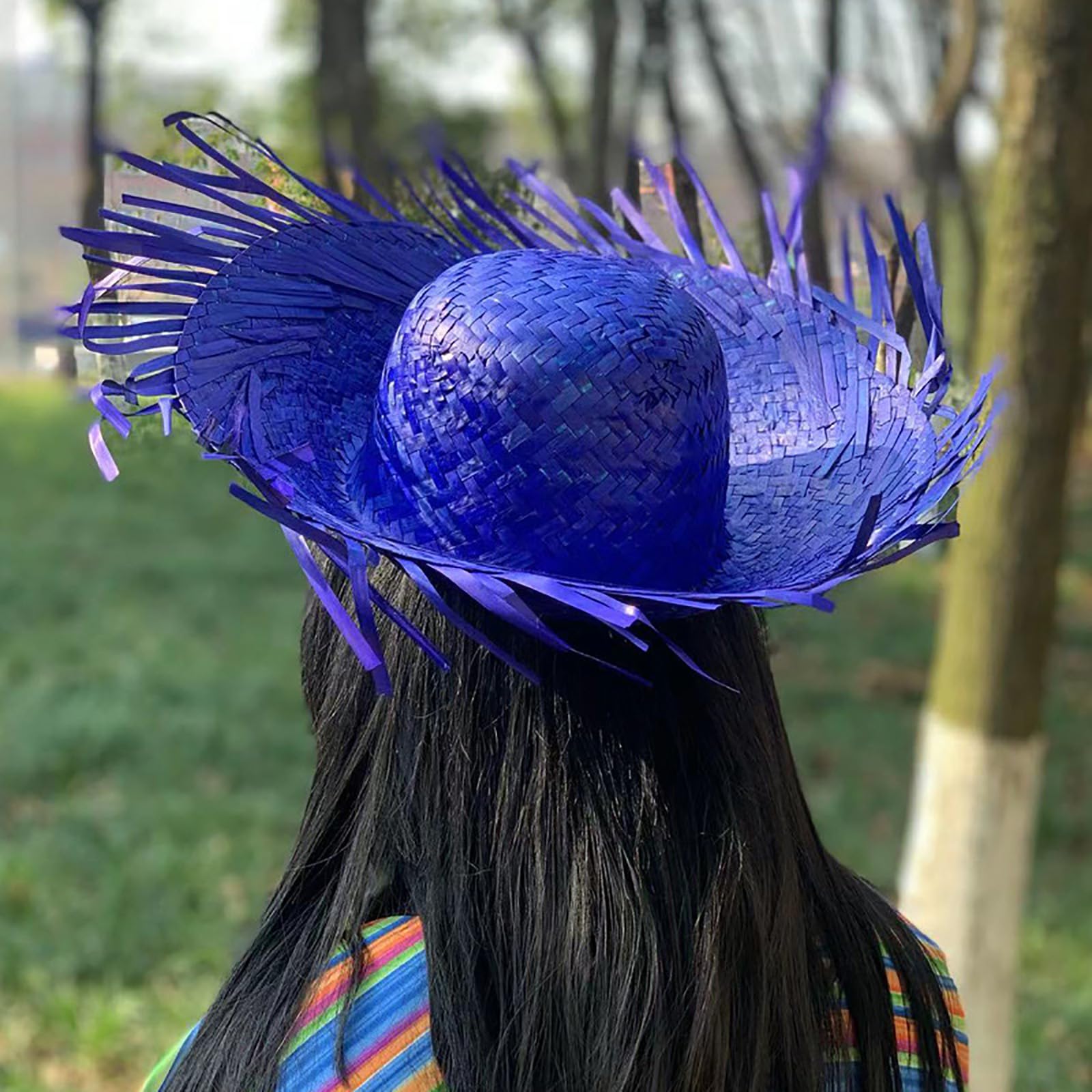 Straw Hat Hawaii,Beach Party Hat Costume,Straw Beach Hat - Party Headwear,Beachcomber Hats for Women Men,Hawaiian Luau Hillbilly Farmer Cap for Summer Themed Party Props Decor Accessories