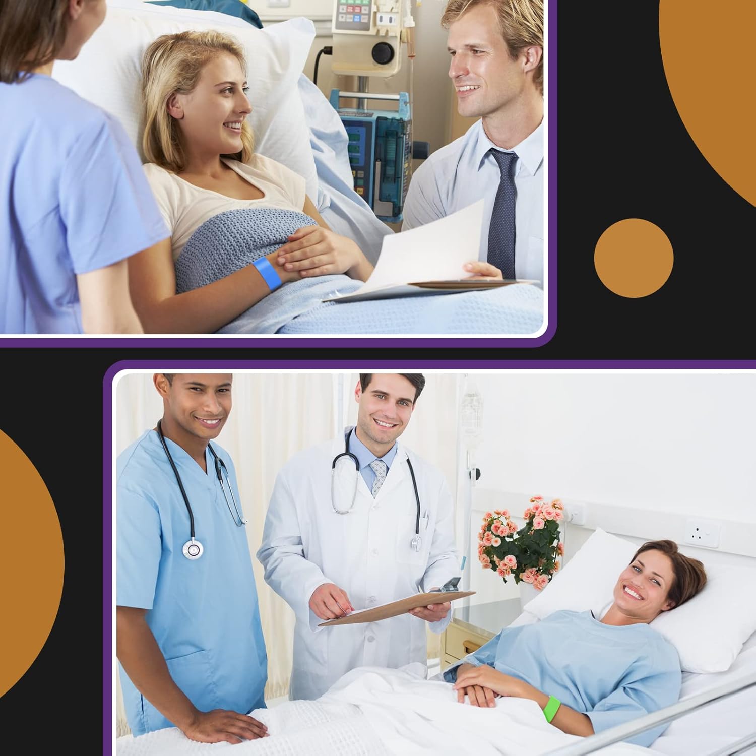 TaoBary 3000 Pcs Paper Wristbands for Events Neon Party Wrist Bands Colored Waterproof Bracelets Identification Hand Bands Adhesive VIP Armbands for Concerts Bars Party - Image 6