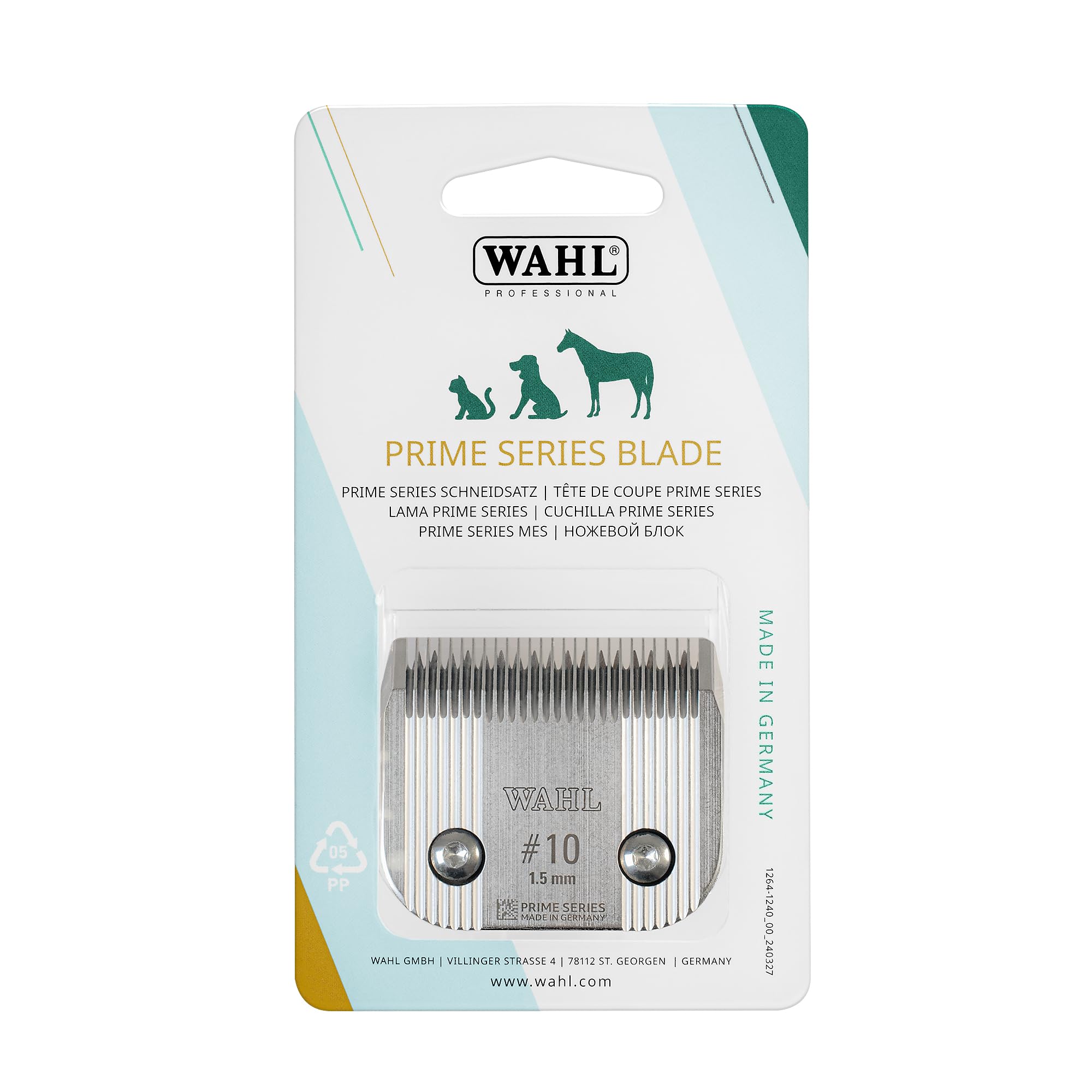 Wahl #10 Prime Series Blade, Designed for Standard Length Pet Coats High Performance Powerful Clipping - Image 2