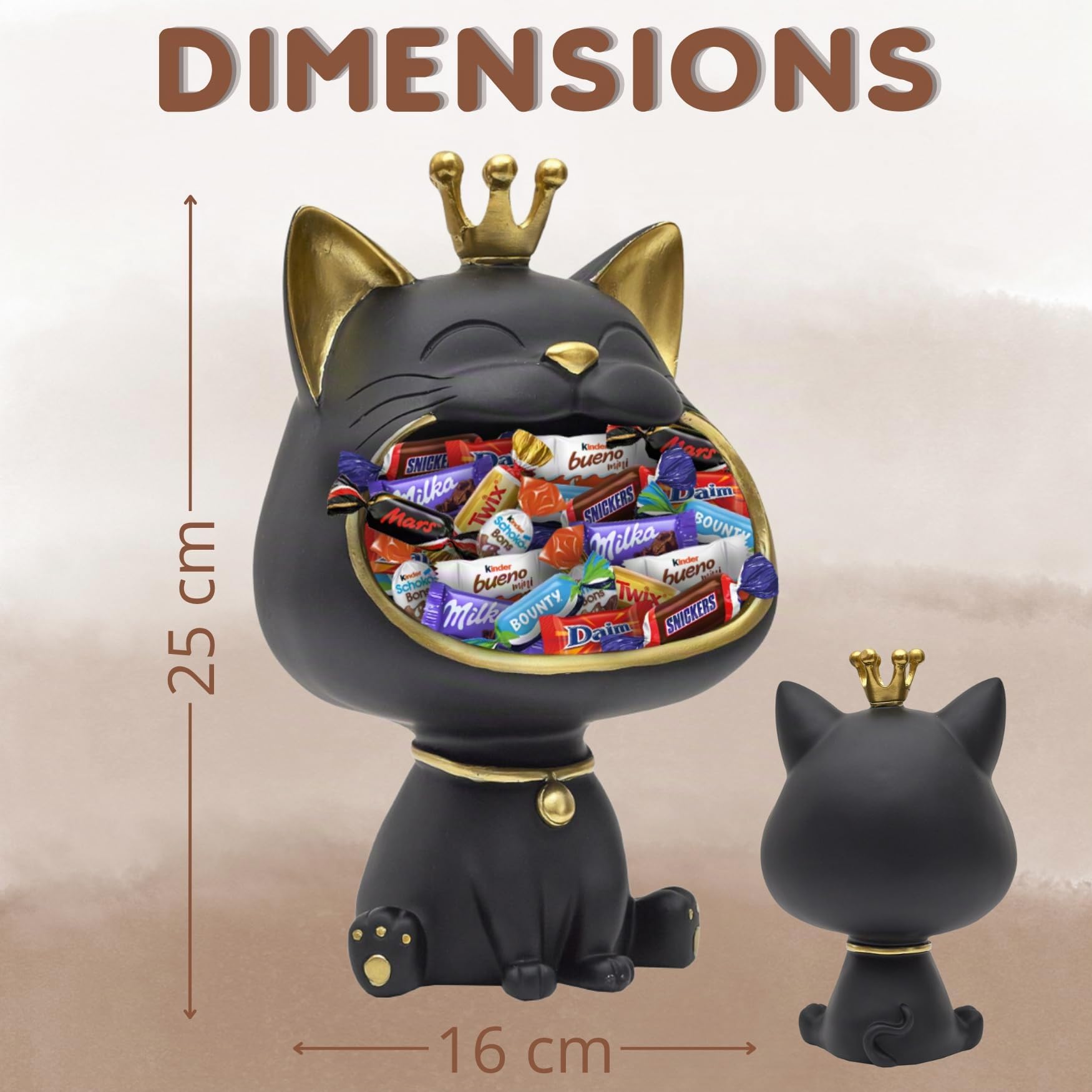 MILKA, KINDER et CÉLÉBRATIONS - Chat Gourmand garni de 30 chocolats