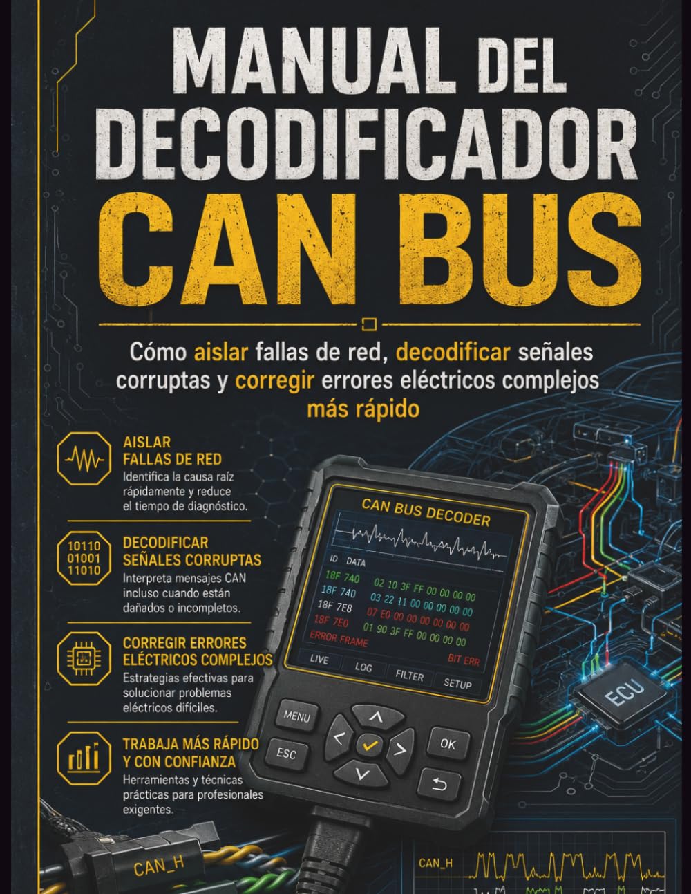 MANUAL DEL DECODIFICADOR CAN BUS: Cómo aislar fallas de red, decodificar señales corruptas y corregir errores eléctricos complejos más rápido
