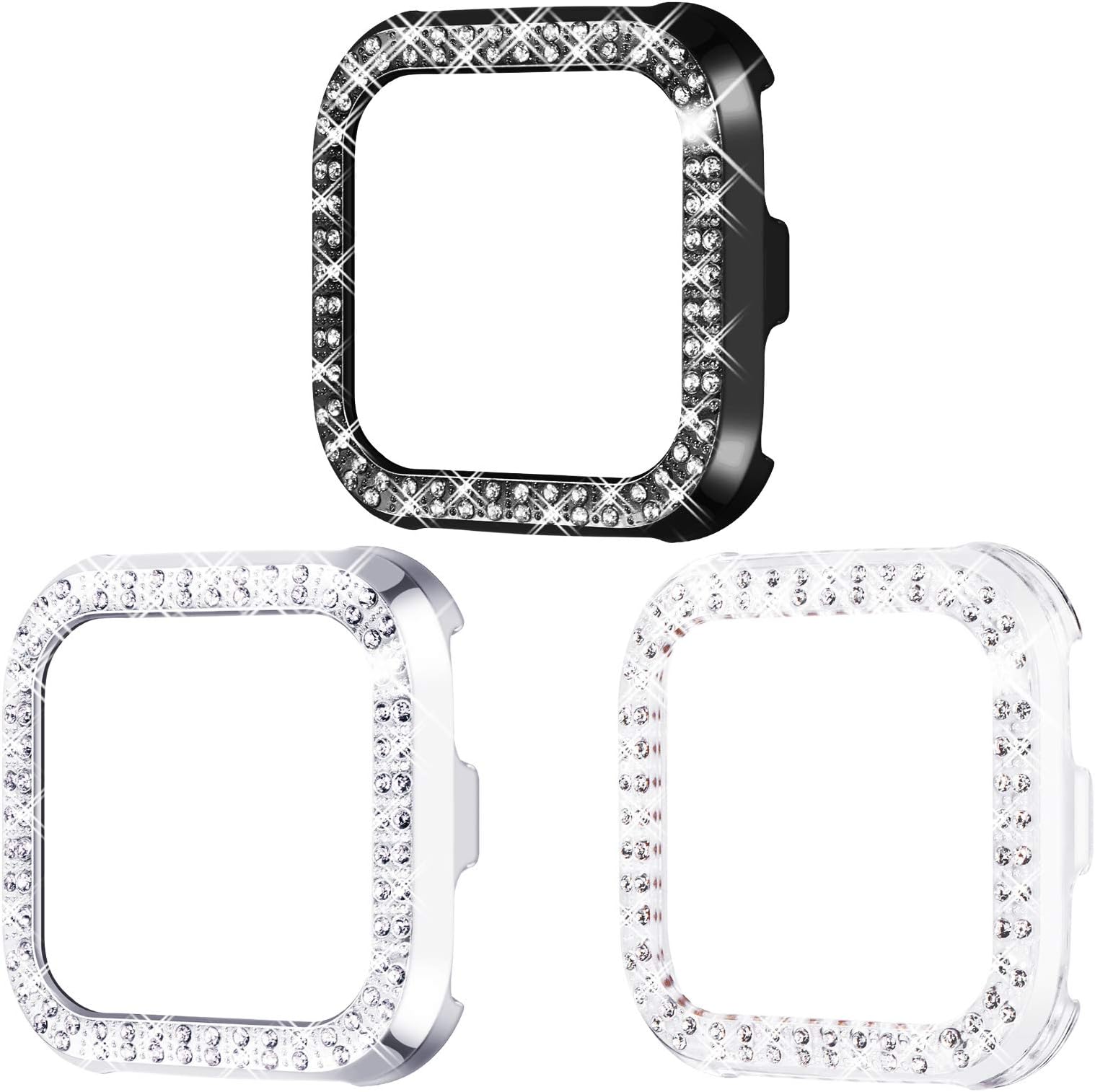 Protector Case Compatible With Fitbit Versa 2 Cover, No