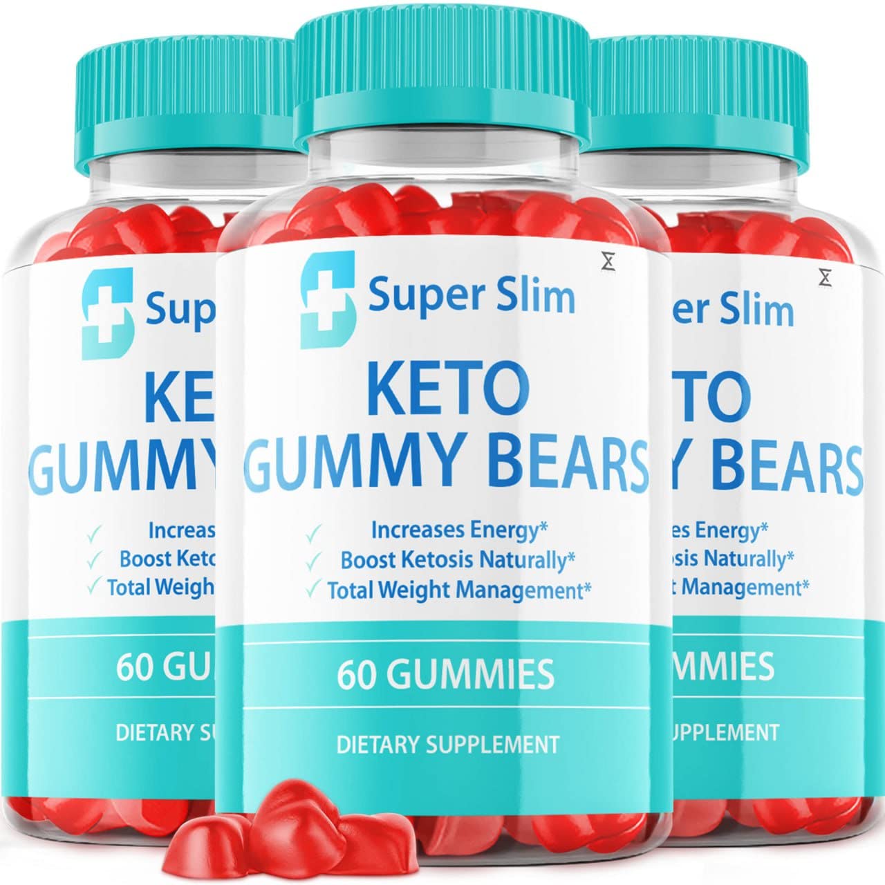 (3 Pack) Super Slim Keto Gummy Bears Super Slim Keto