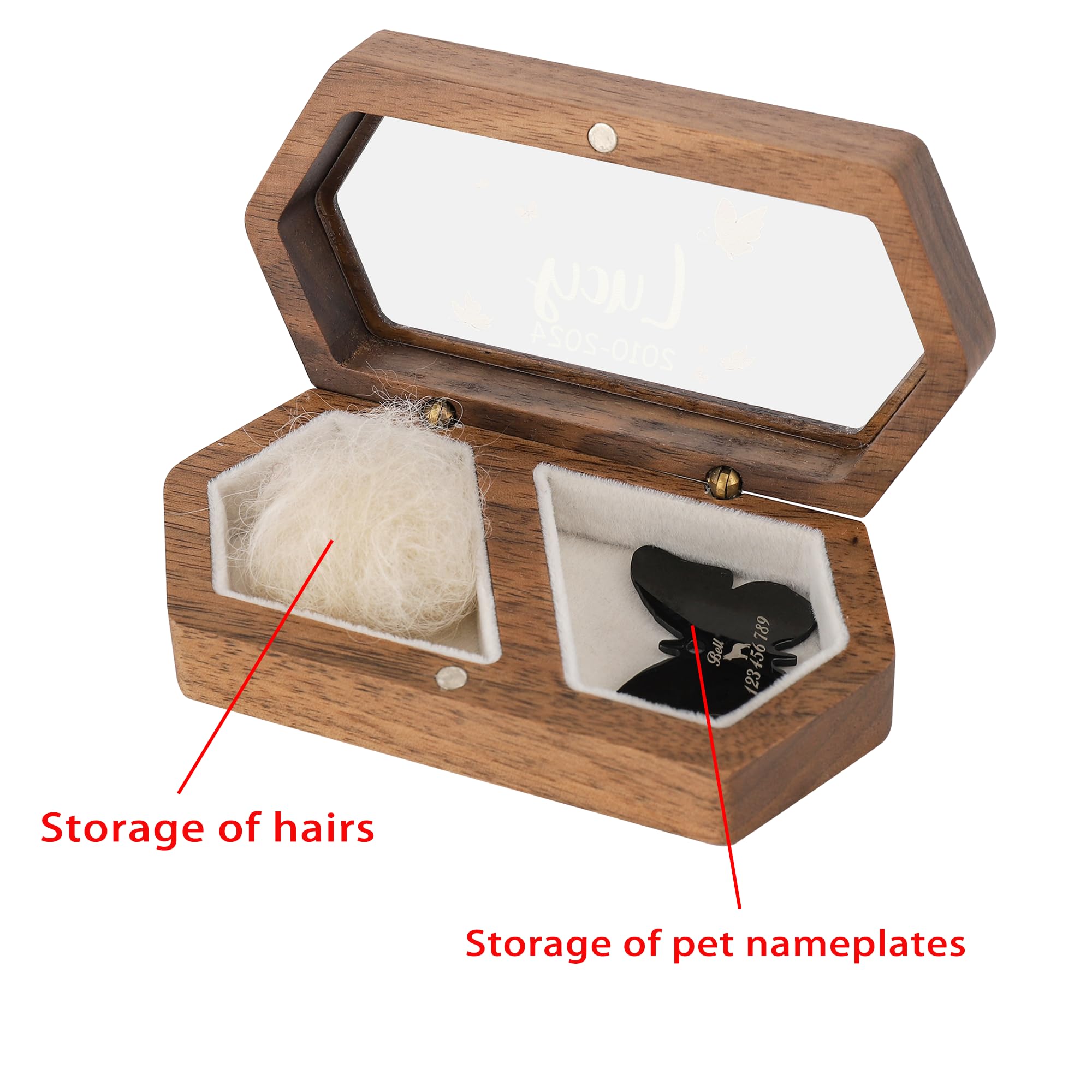 Animal De Compagnie De Cadre Commémoratif Chien De Boîte Dombre Chat