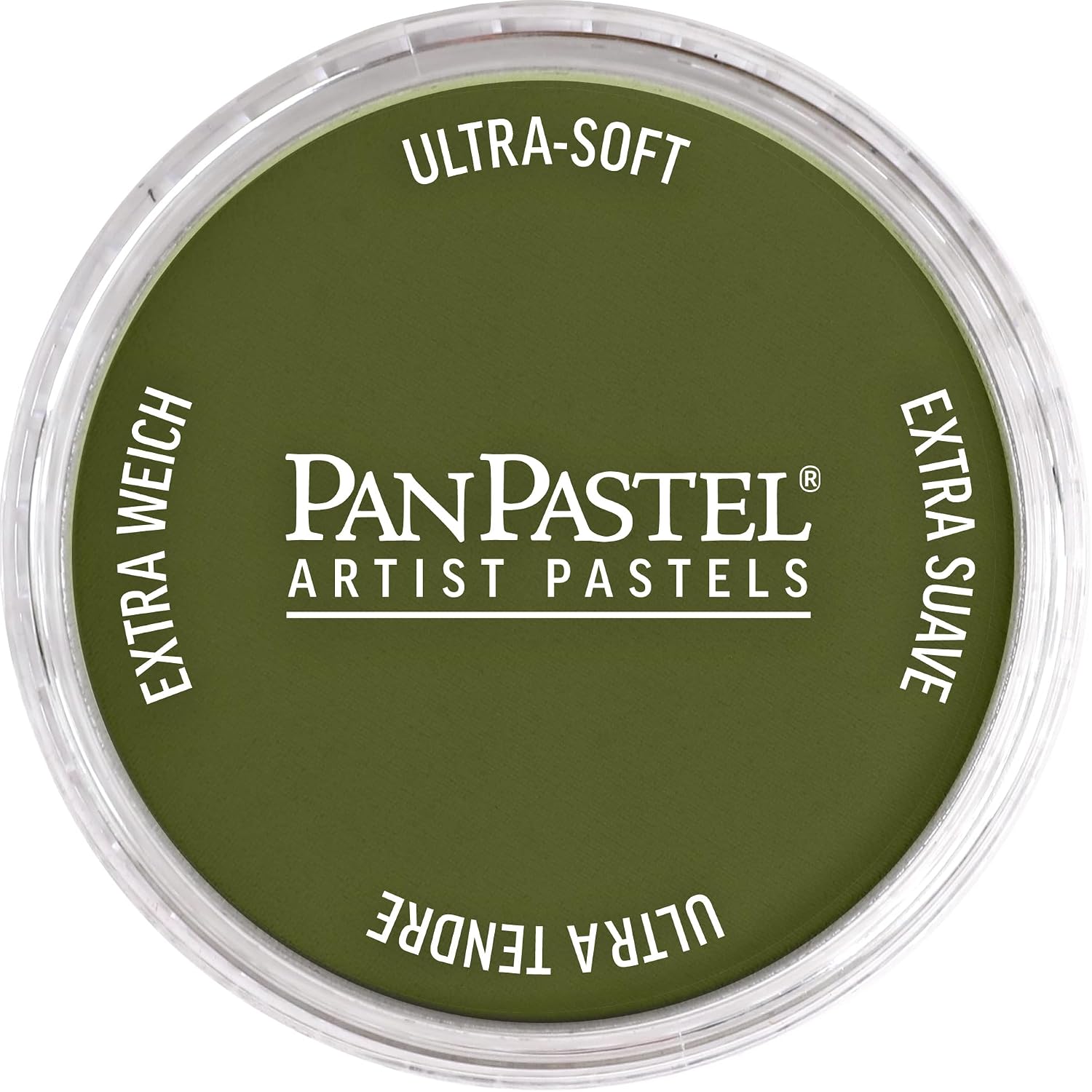 PanPastel Artist Pastels by GOLDEN, Hansa Yellow Extra Dark, 2.44” / 62mm Pan Diameter, Professional Artist Pastels, Unique Pan Format (cake-like)