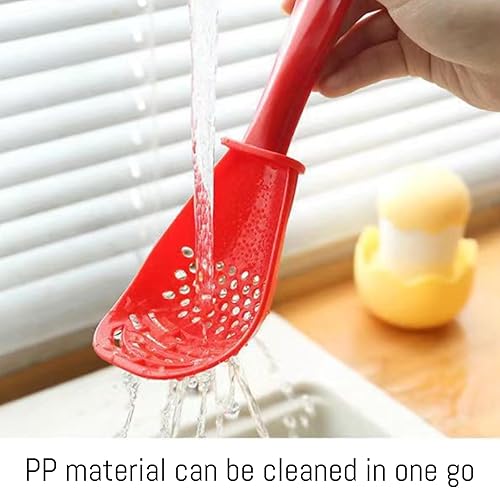 Miniatura 2 de Multi Function Spoon Plastic, Multifunctional Cooking Spoon with Hanging Hole for Cooking Mashing Draining Grating 2.8x8.9 inch