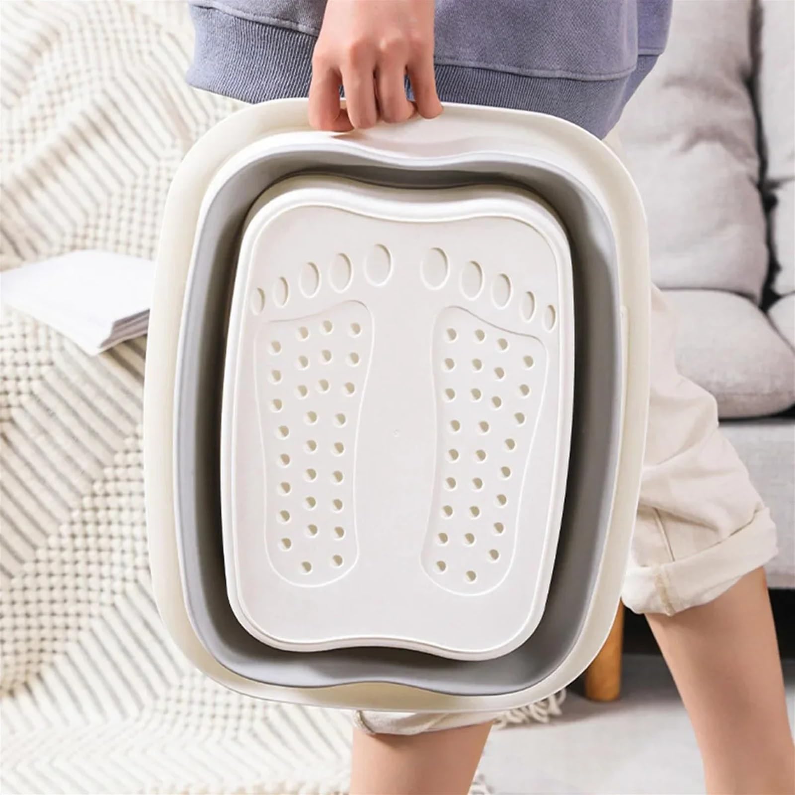 Cubo Plegable Para Remojo De Pies Lavabo plegable for baño de pies, cubo for remojo , for Spa for , bañera, for