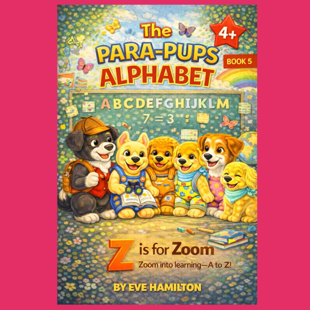 The PARA-PUPS ALPHABET-BOOK 5: A Fun and Gentle A–Z Learning Adventure for Children Aged 4+ (The PARA-PUPS ADVENTURES)