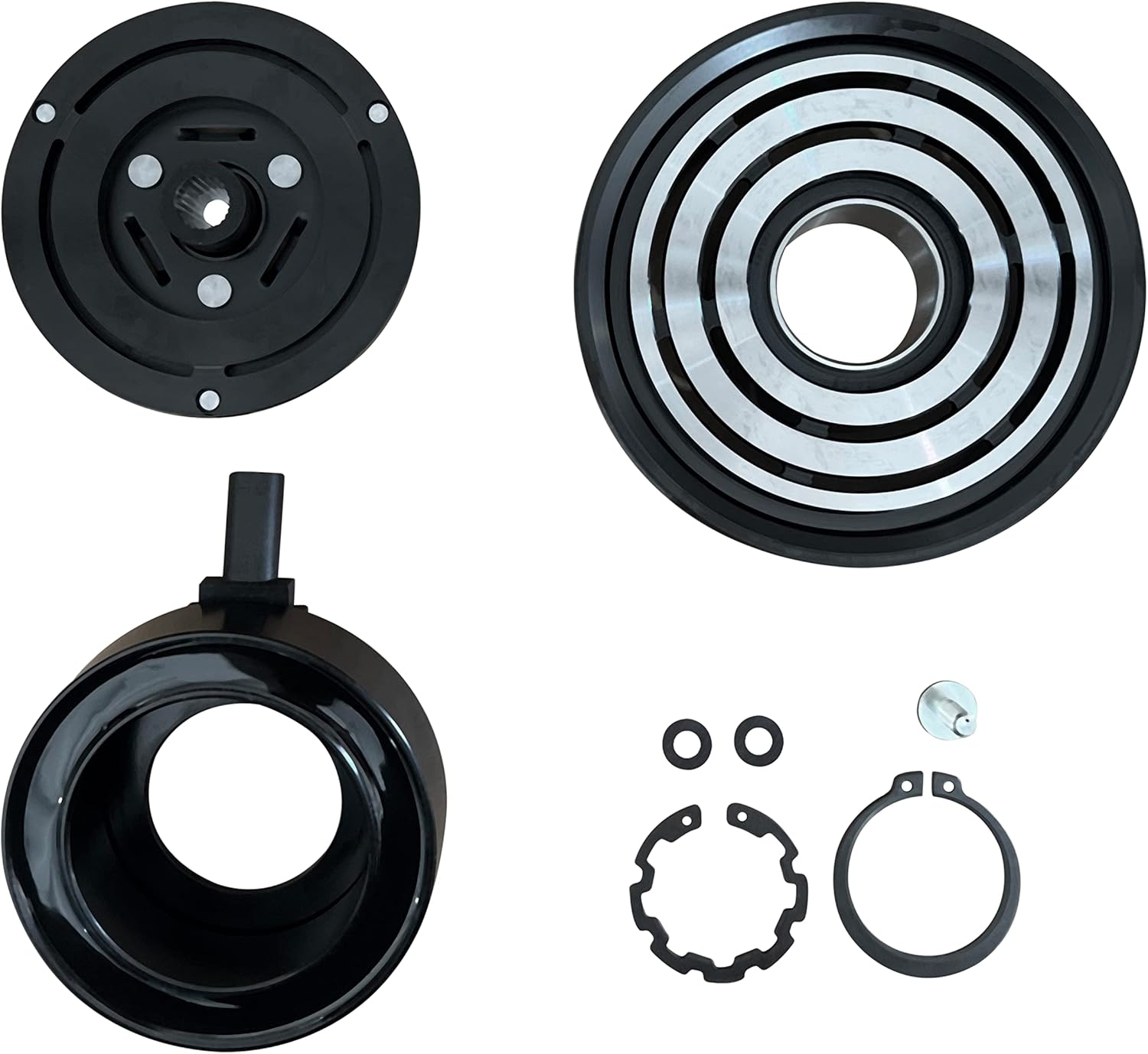 RYC New A/C Compressor Clutch AFH389-CL (Fits Chrysler Pacifica 3.6L 2017, 2018, 2019, 2020, 2021, 2022, 2023, 2024, 2025, 2026; Fits Chrysler Voyager 3.6L 2020, 2021, 2022, 2023, 2024, 2025, 2026)