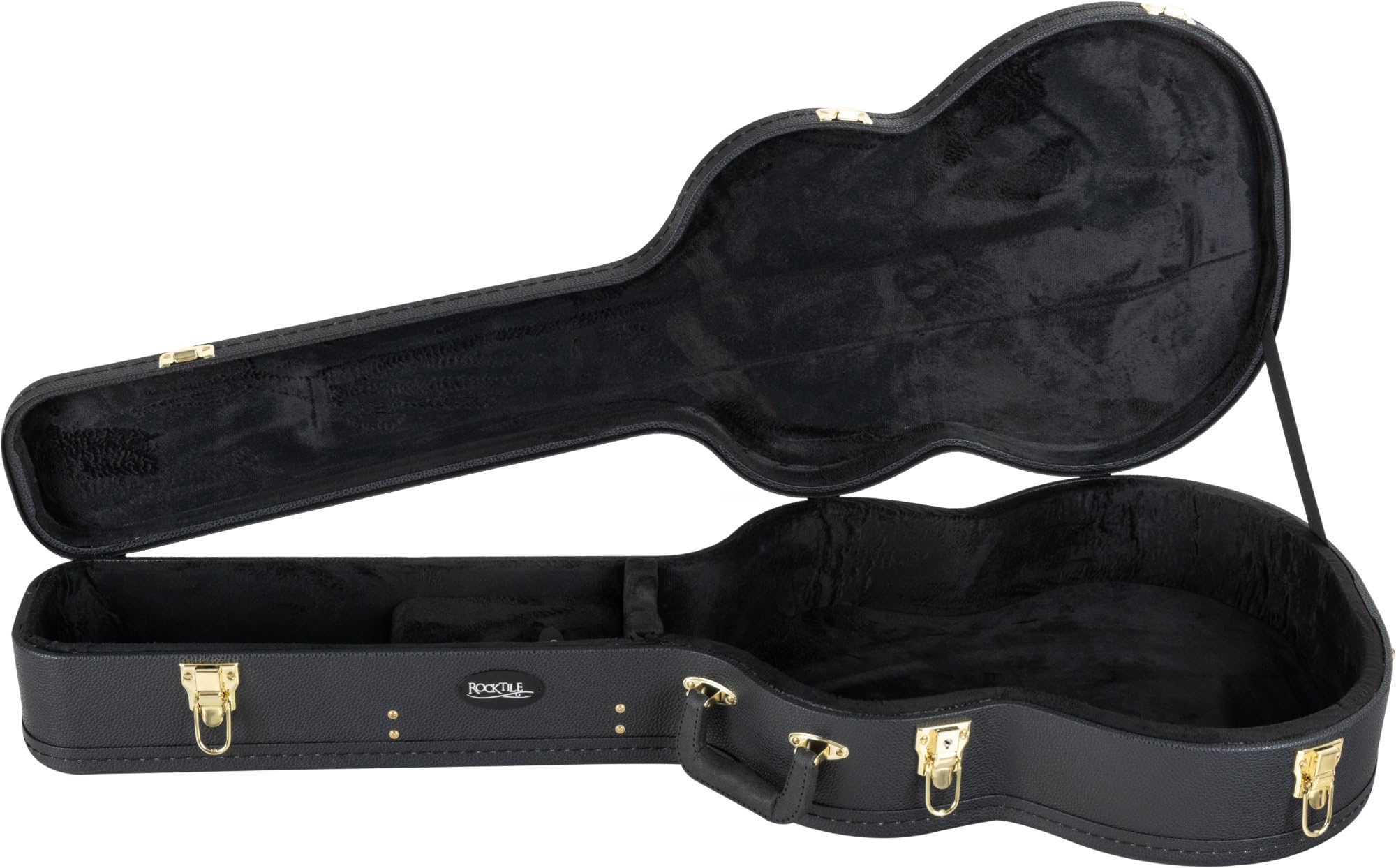 ROCKTILE Koffer für Klassik-Gitarre - Robuster Hartschalen-Formkoffer im klassischen Look