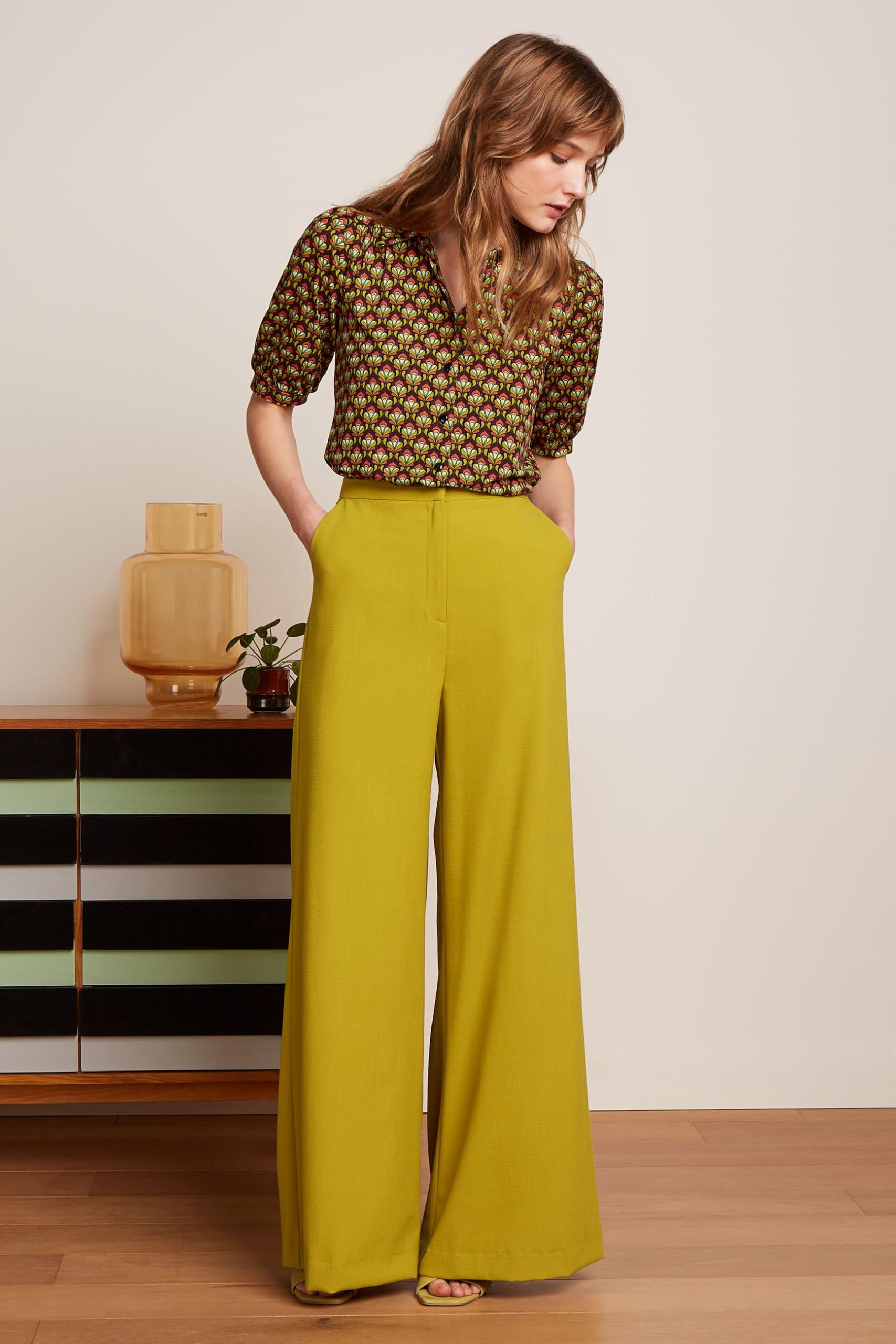 King Louie Carina Blouse Toulouse - Blusa para mujer