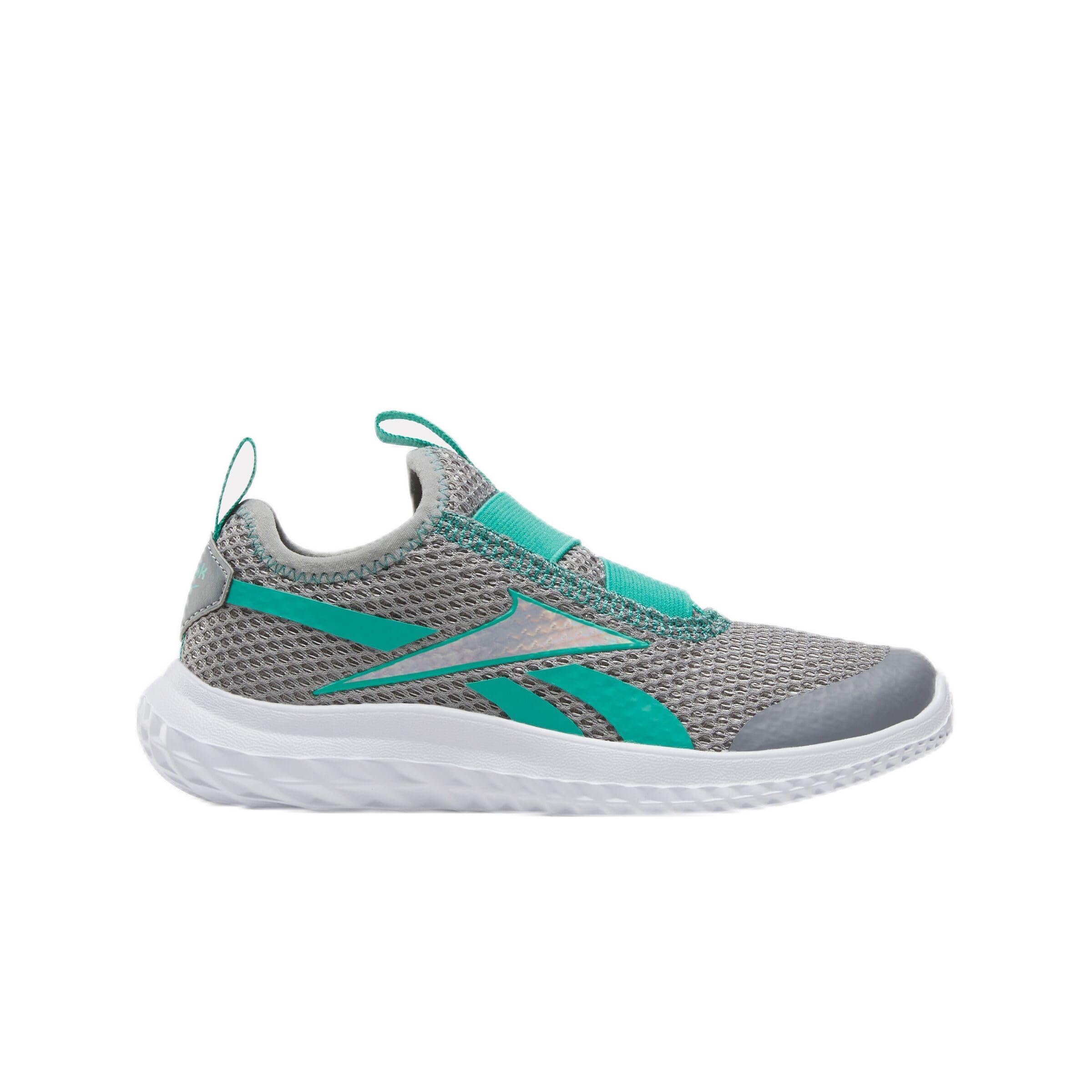 Reebok Rush Runner Slip-ON GREY3/UNLEASHEDGREEN/WHITE Female Running Shoes