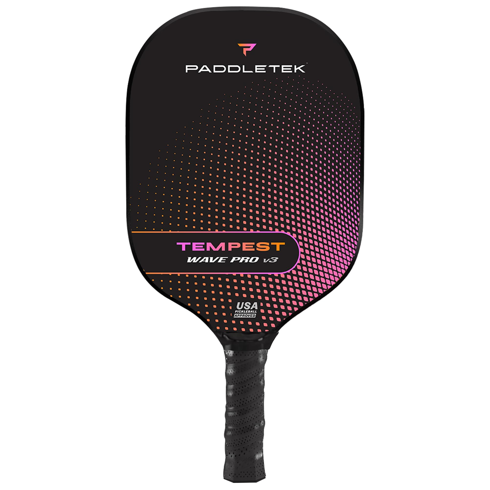 Amazon.co.jp: Paddletek Tempest Wave Pro V3 ピックルボールパドル 