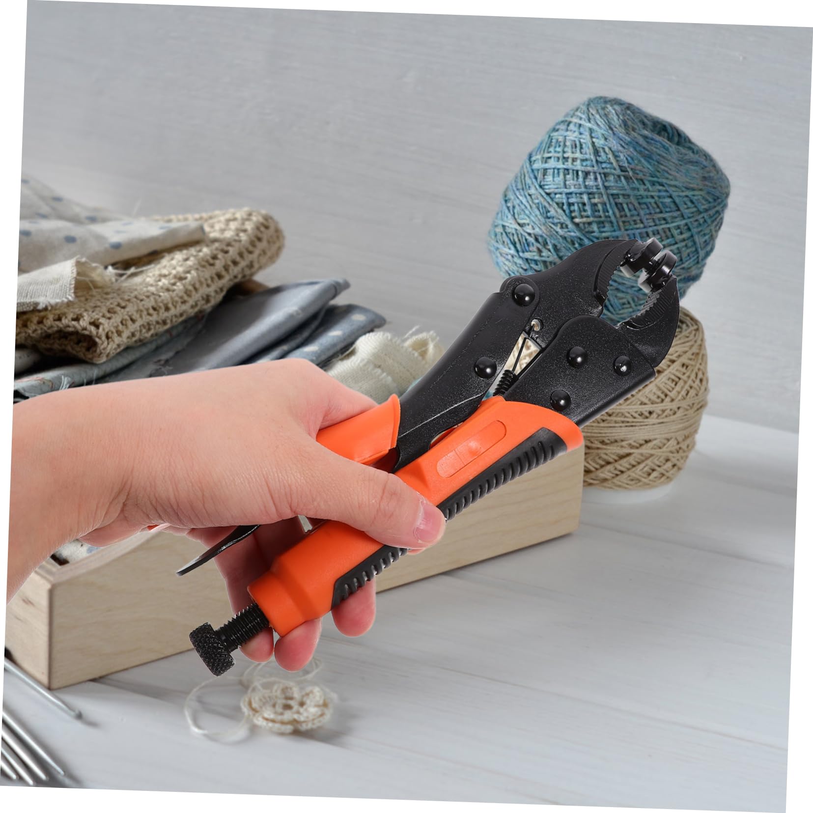 NUOBESTY Druckknopfset mit Zange Knöpfe für Kleidung aus Metall Tragbar für Reparatur und Selbstgemacht Projekte für Stoffe und Anfänger