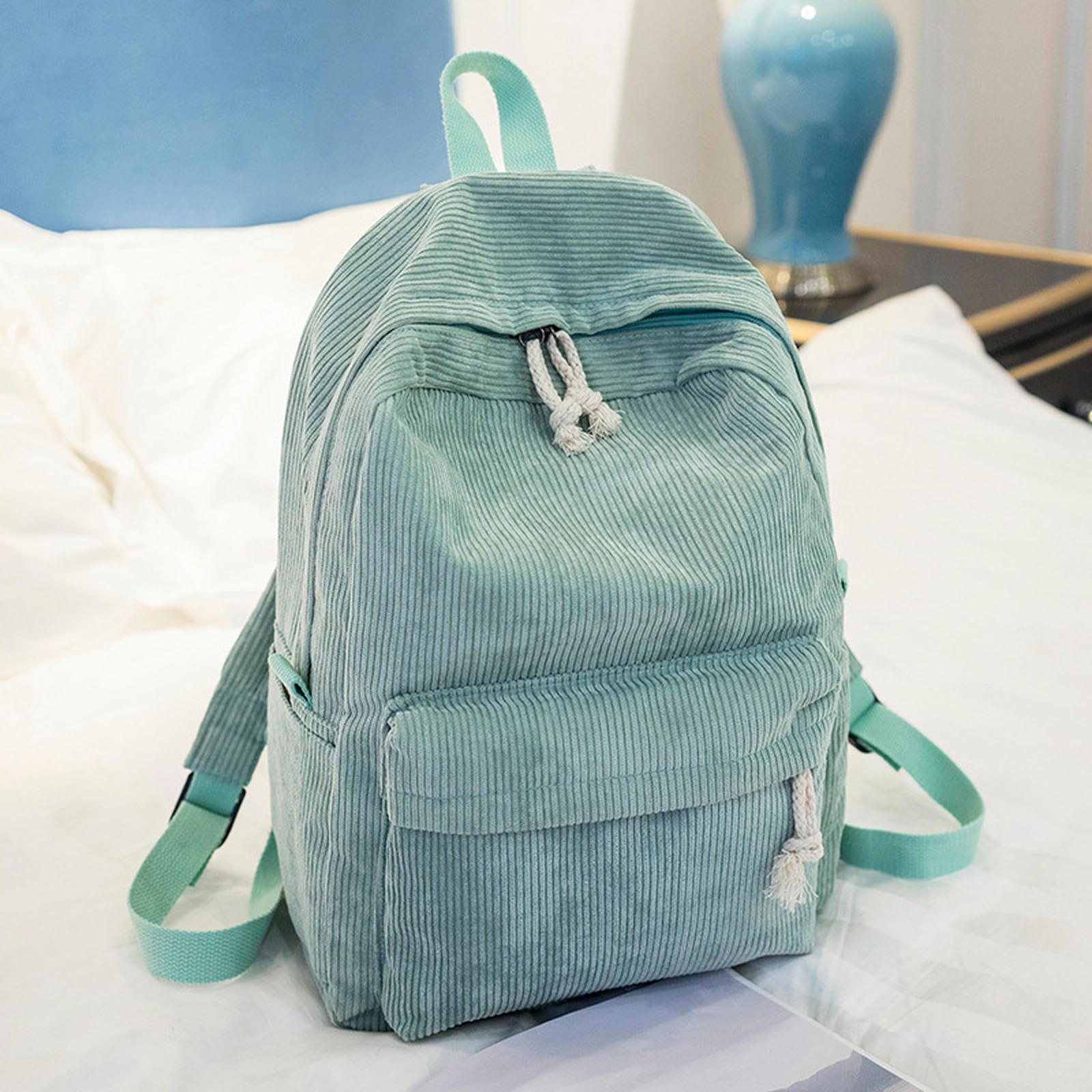 TEideaRucksack Cord -Schultaschen Im Harajuku -Stil Für Frauen: Stilvolle Und Funktionale Rucksäcke Für Schüler Der High School Und College
