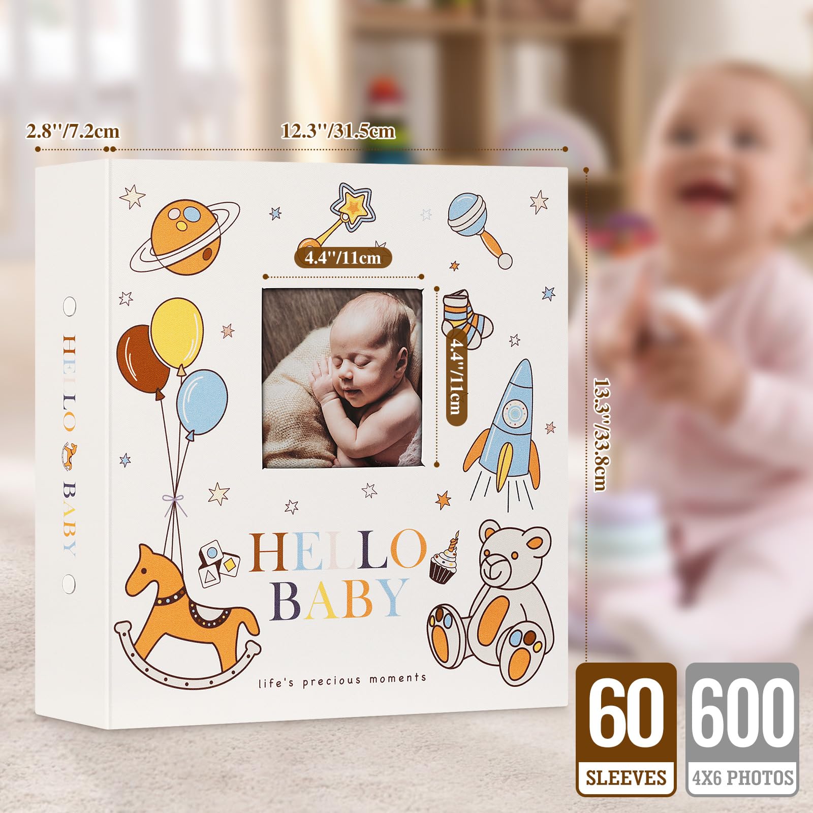 Lanpn Baby Photo Album 6x4 600 Pockets - Image 2