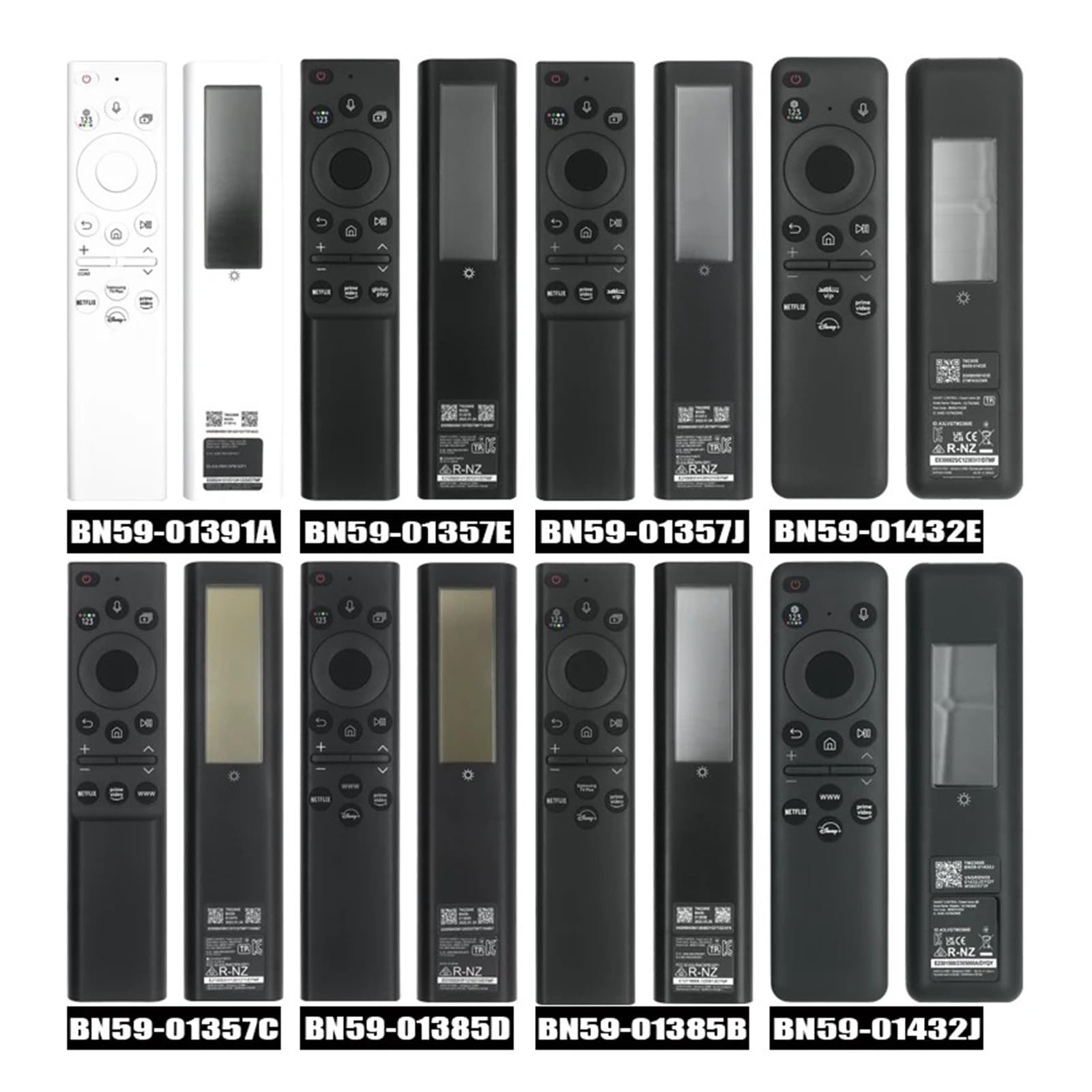 1 Unidad TM2280E TM2360E BN59-01391A 01357C/E/J 01385B/D 01432E/J Control Remoto Solar for televisores 2021 2023 4/8K Neo QLED HDR(BN59-01357E)