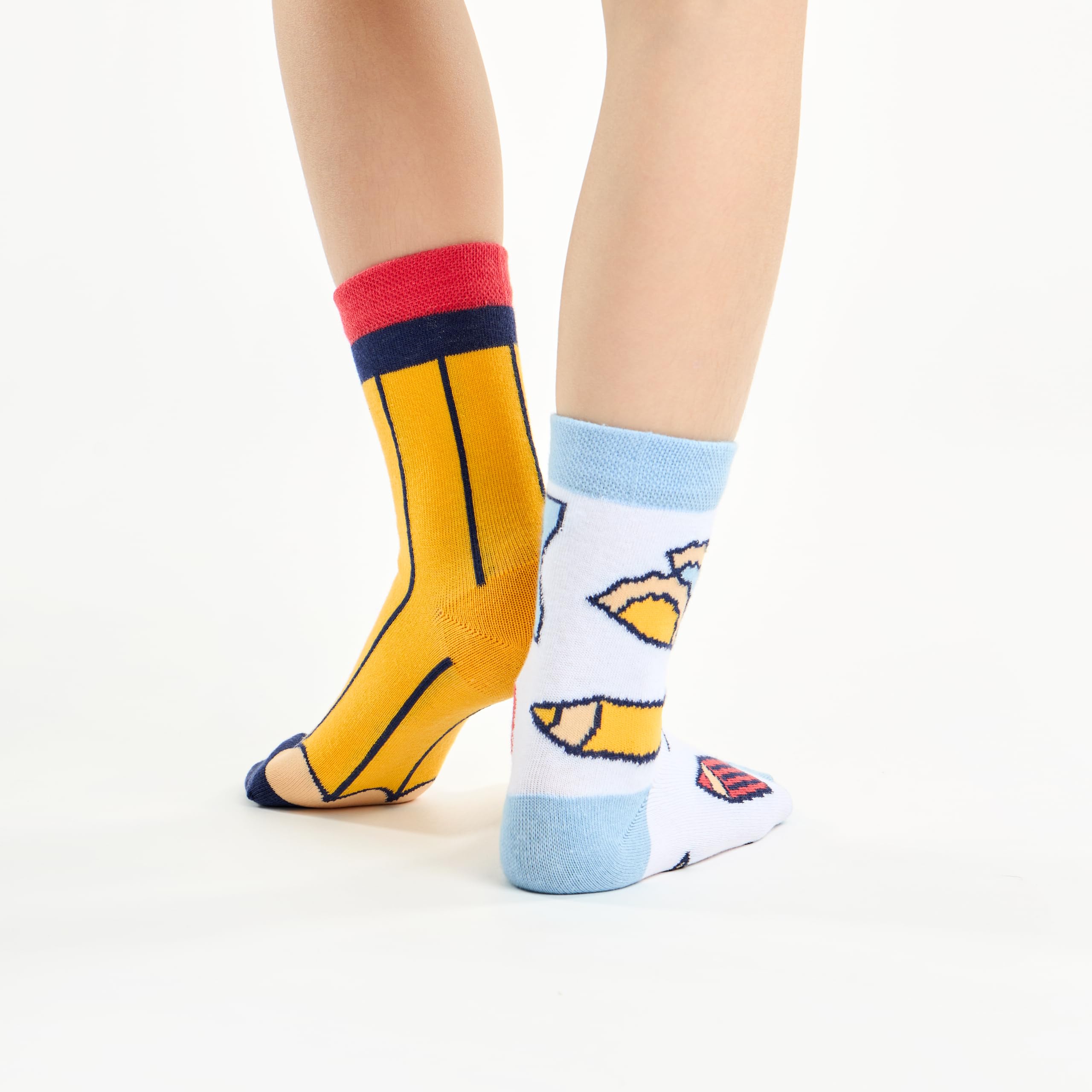 Dedoles Calzini Unisex Donna Uomo & Bambini Calze Cotone con tanti Design divertenti Calcio Bicicletta Piante Cavalli Regalo sinistra destra diversi