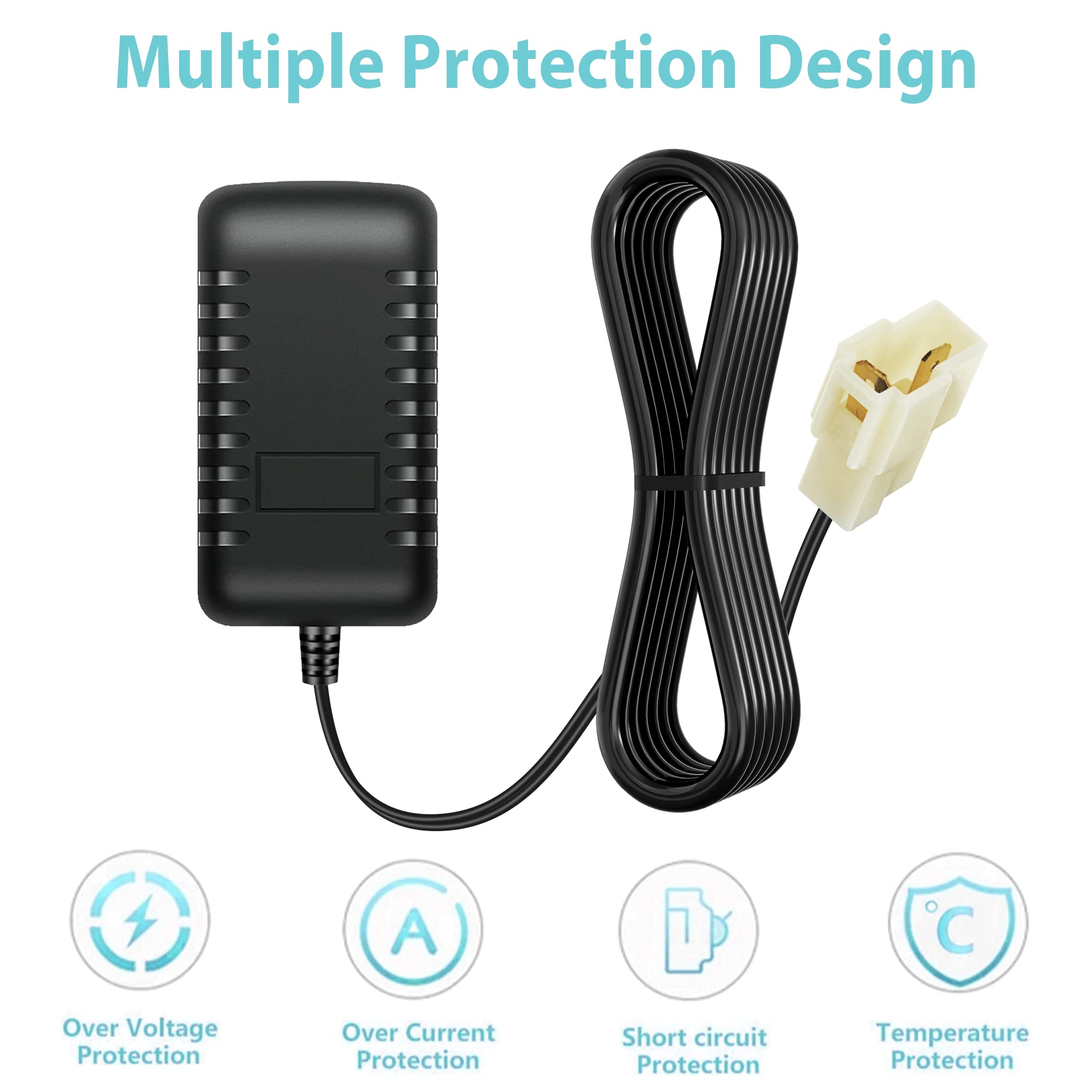 Chargeur 6V Voiture Enfant - Adaptateur Secteur - Protection Sécurité - 120cm