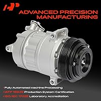 Vista 3 de A-Premium Compresor A/C con embrague compatible con Buick Regal 2.4L 2012, polea de 5 ranuras