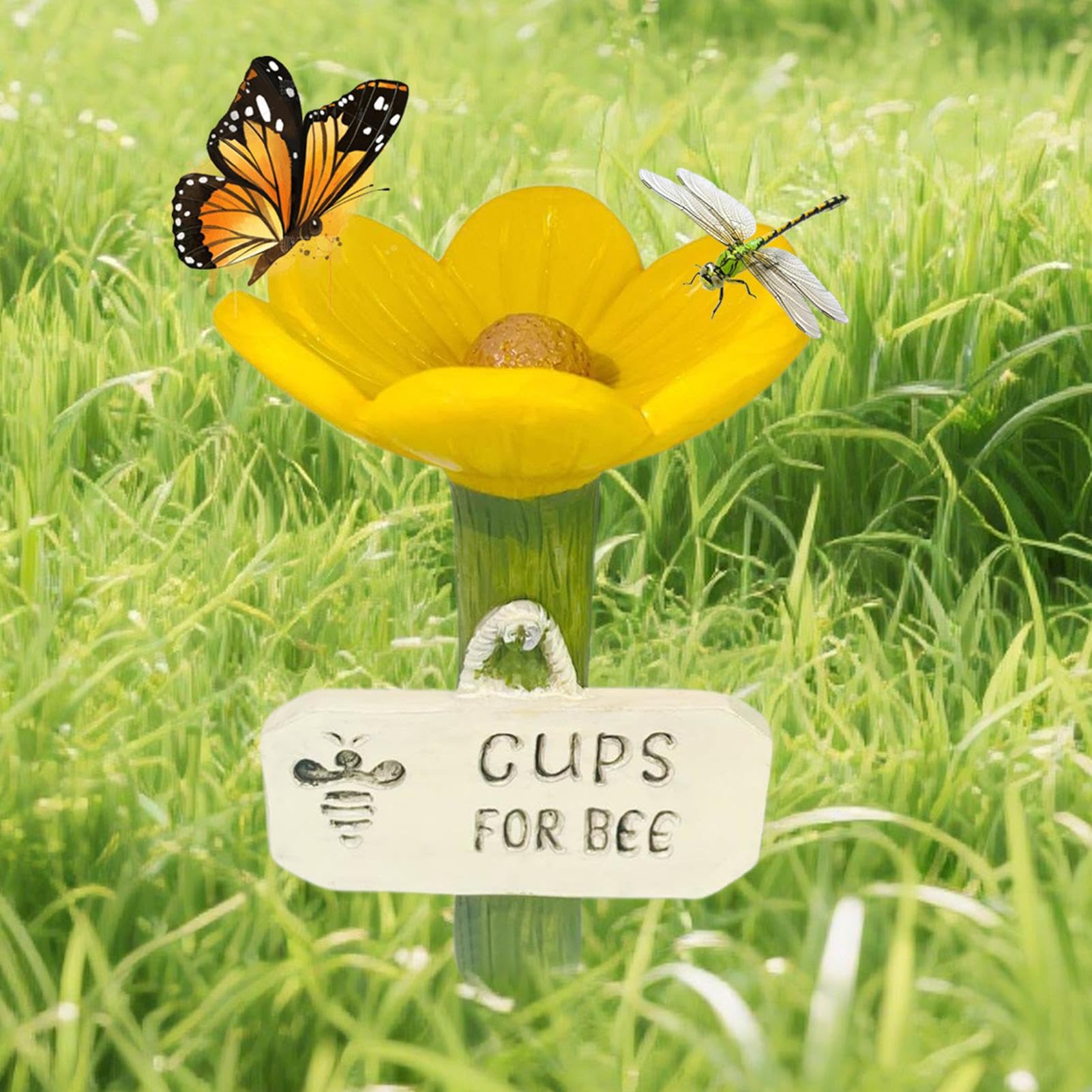 Abbeveratoi Per Da Giardino,Tazze A Forma Di Per Da Giardino | Per Impollinatori Assetati Come Farfalle Per Terrazzo Vialetti Fattoria