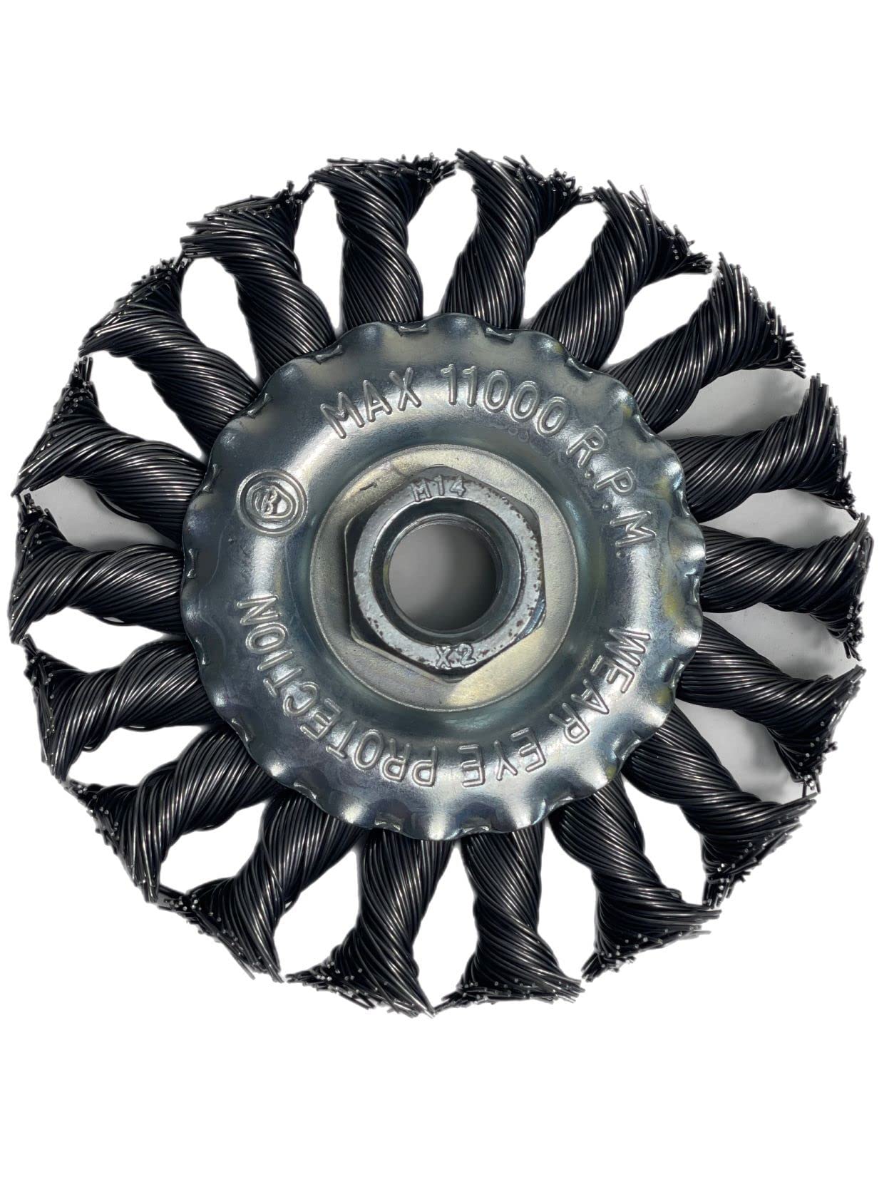 Szczotki do szyb Szczotki do warkoczy 100 mm Szczotki plecione Szczotki druciane VaGo 24