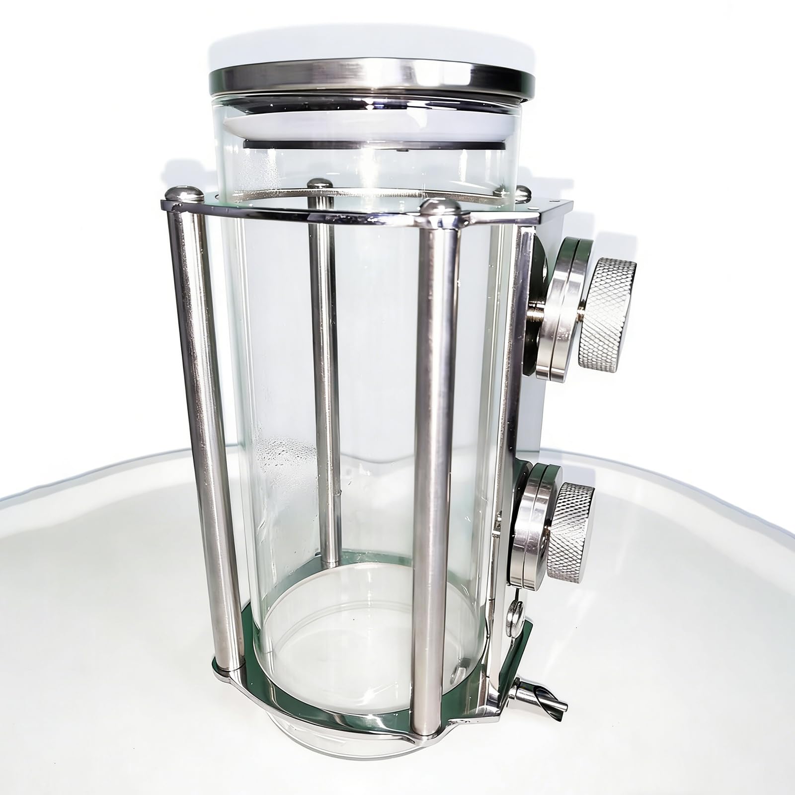 Dispensador de agua para pájaros y animales pequeños, botella de agua colgante de acero inoxidable sin goteo, adecuada para loros, conejos y roedores