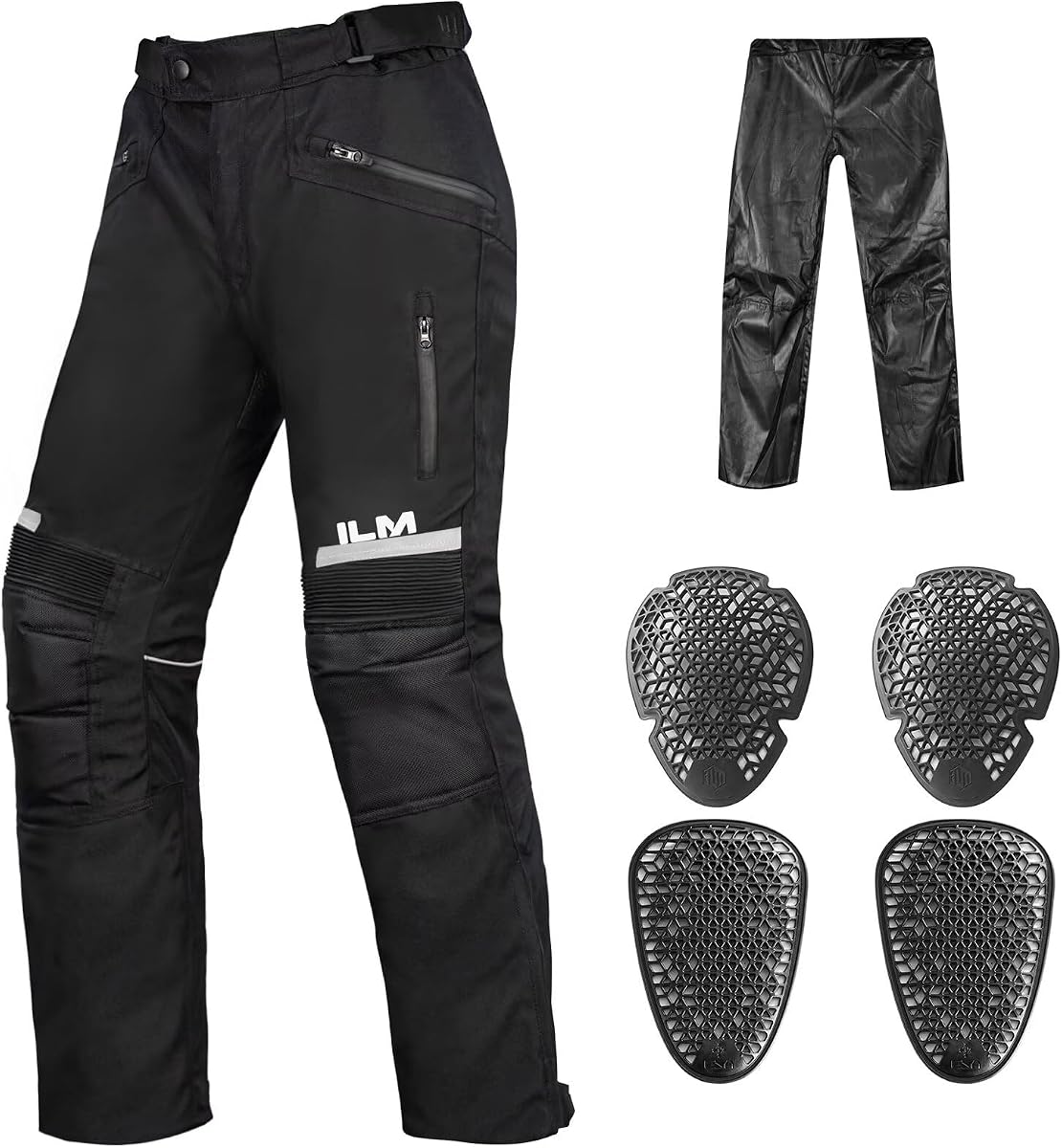 Pantalón largo ILM moto motocross Waterproof CE Armored Adventure PO1N