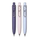 uniball™ one P Gel Pens, 0.5mm, Grape, Peach & Soda, Black Ink, 3 Pack – view 2