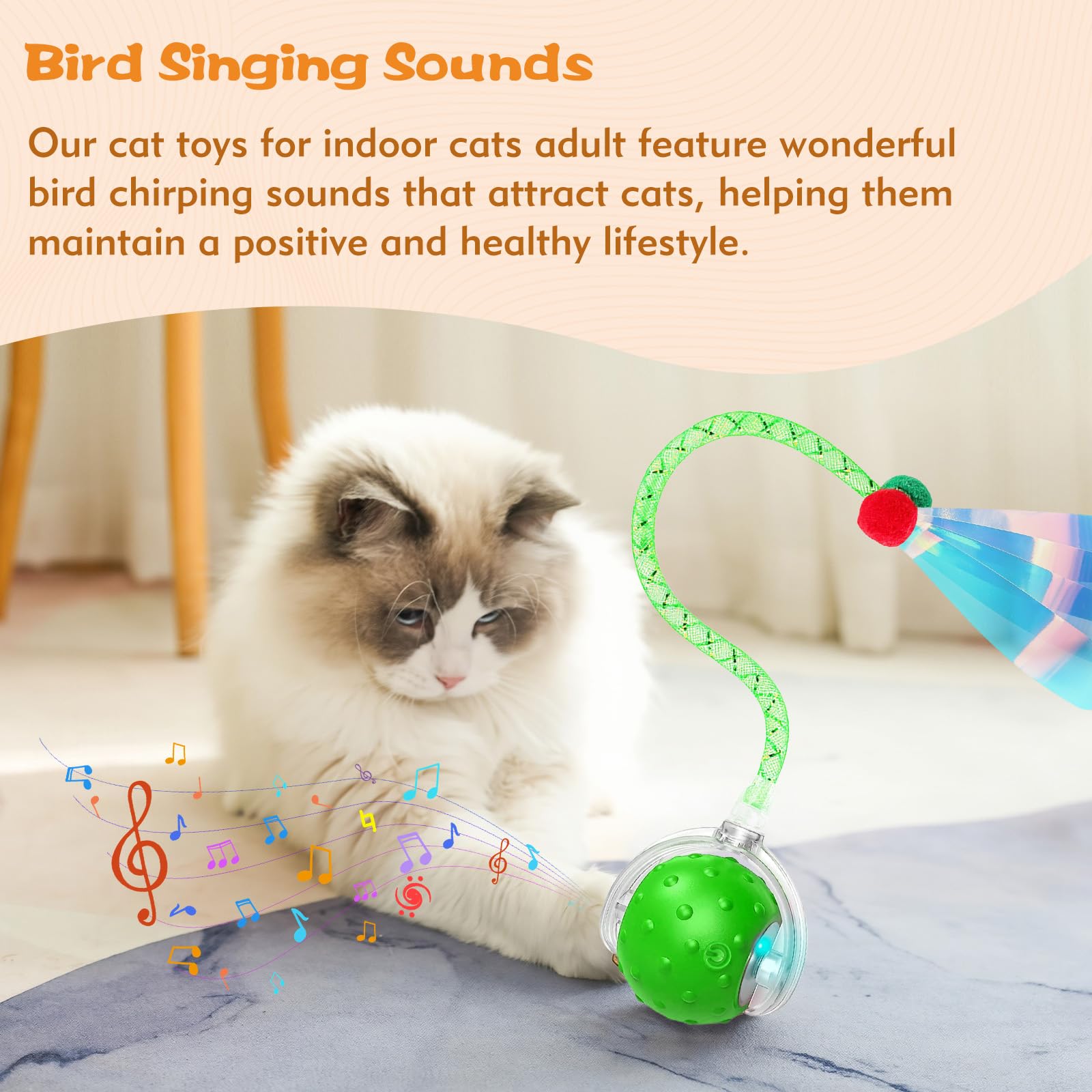 Xaoqin Interactive Cat Toy Ball - Image 2