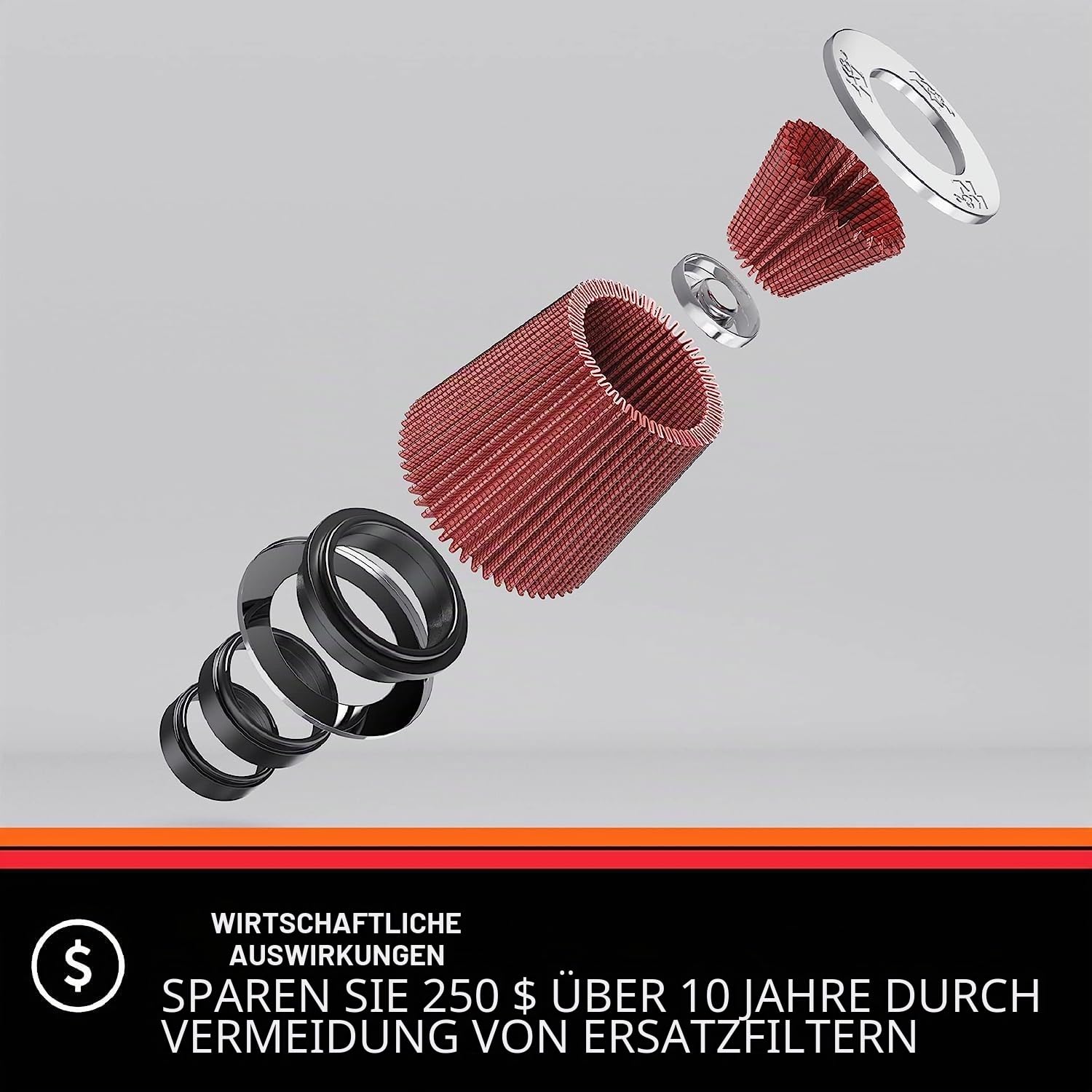 K&N E-3200 Waschbarer und wiederverwendbarer KFZ Custom Luftfilter