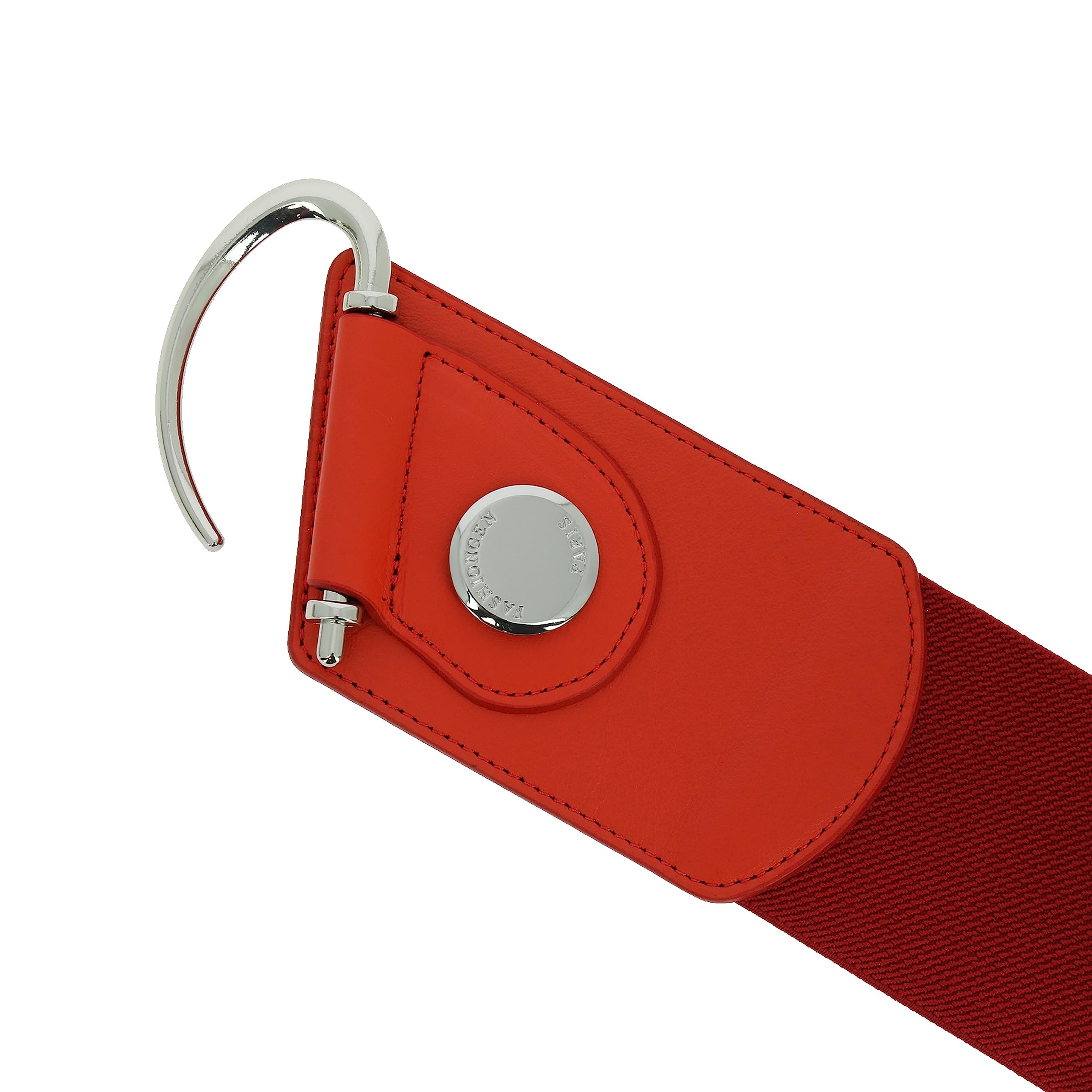 FASHIONGEN - Ceinture femme élastique Cuir de Vachette, DARLENE, Fabriqué en France