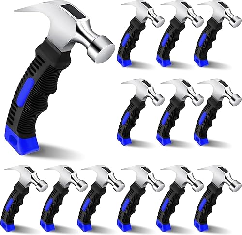 Miniatura 8 de 12 martillos de garra rechonchos, mini martillo pequeño de 8 onzas, martillos de garra pequeños, martillos de garra derretidos, herramienta ligera