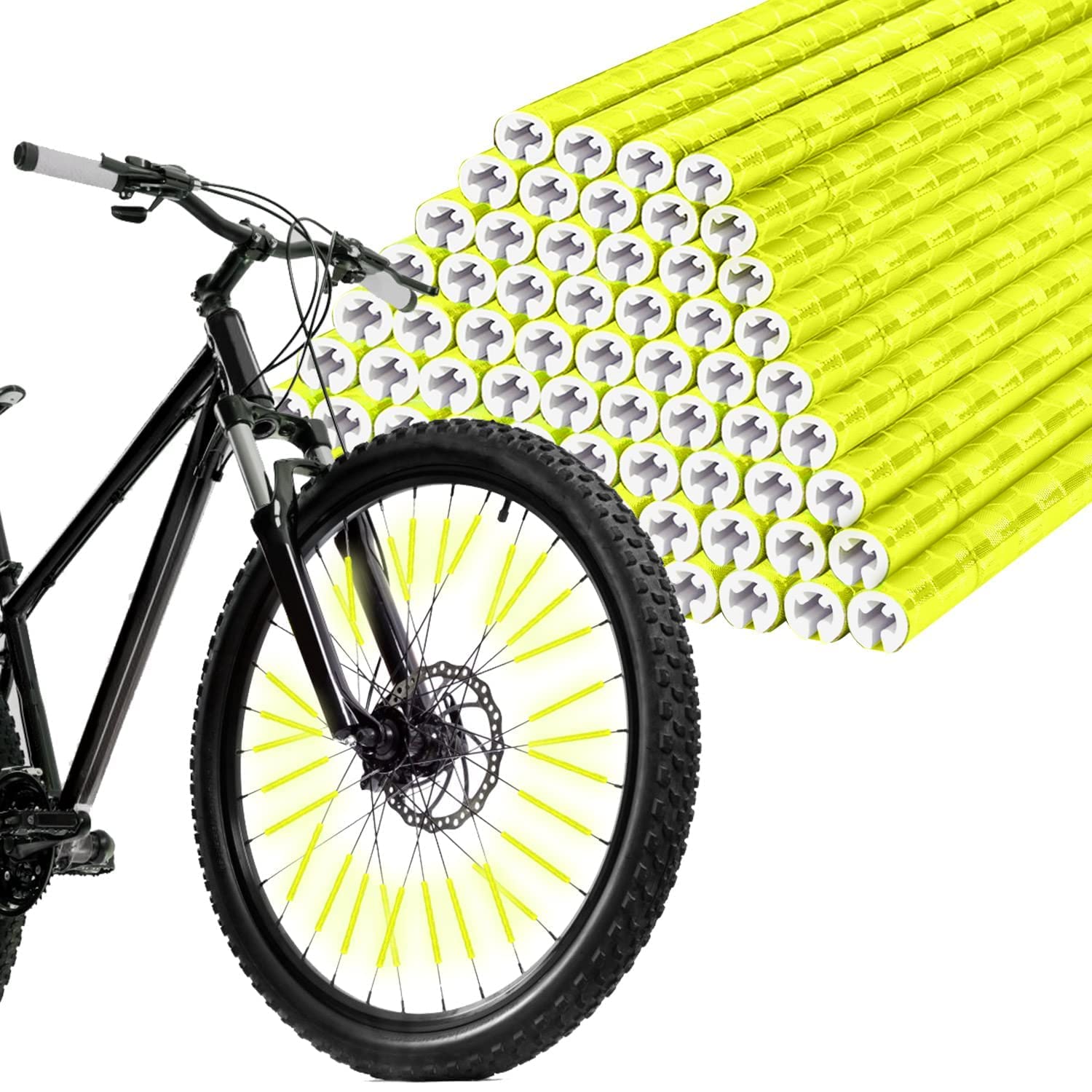 flintronic 48 Pack Spoke Reflectors