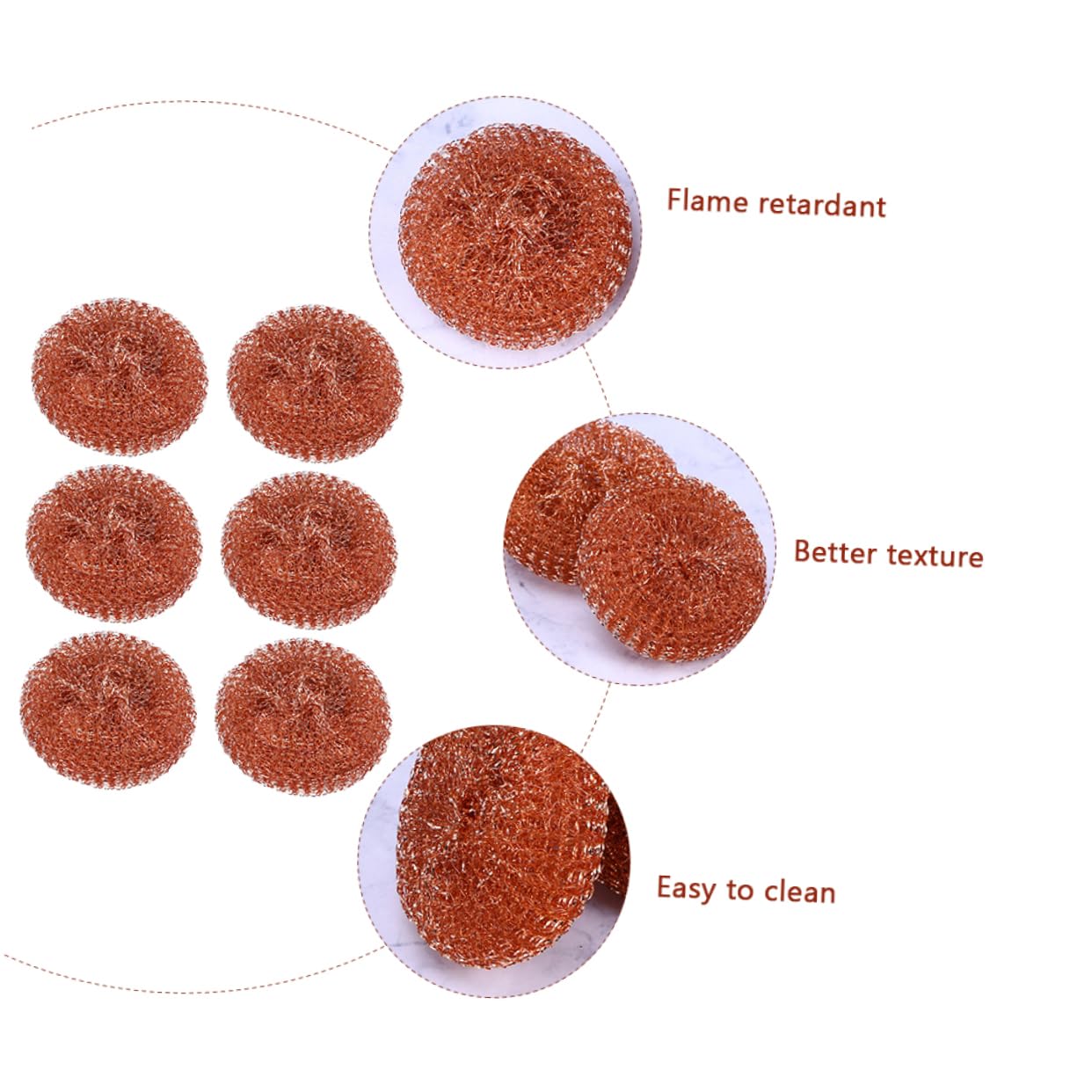 Uonlytech 2sets Tip Cleaning Ball Soldering Tip Cleaner for Irons Tin Ball Cleaning Iron Nozzle 6pcs*2