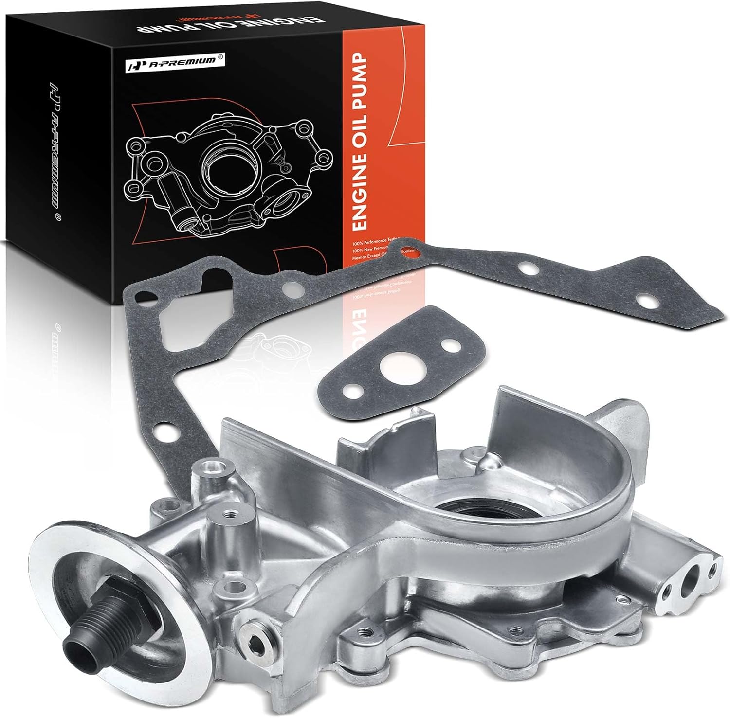 A-Premium Engine Oil Pump Compatible with Ford Focus 2000-2004, Escort 1991-2002 & Mercury Tracer 1991-1999, 1.9L 2.0L, with Gasket