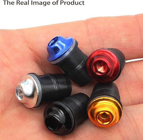 Miniatura 5 de amavoler Kit de 10 tornillos para parabrisas de motocicleta M5, tornillo universal CNC para parabrisas de motocicleta, funciona en parabrisas OEM o