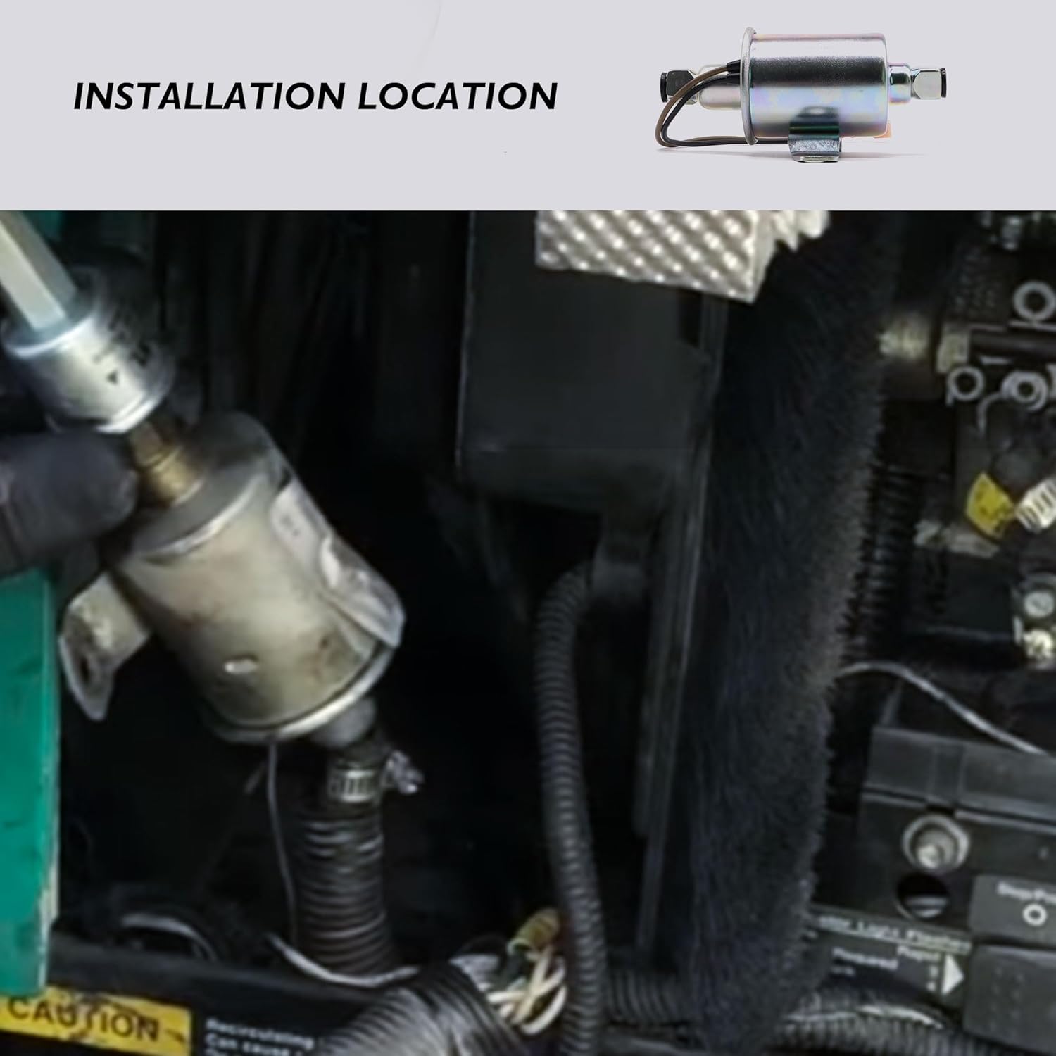 E11020 Electric Fuel Pump 12V Compatible with Onan Generator Fuel Pump