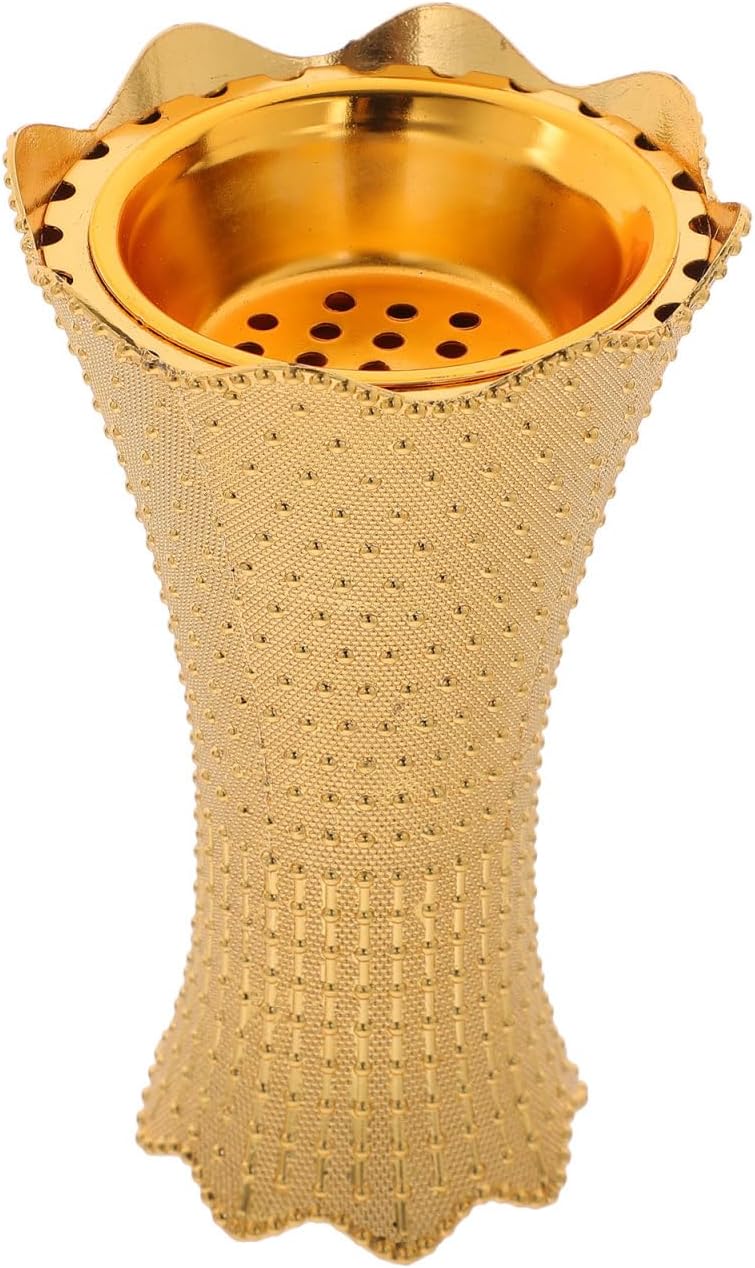 Bakhoor Burner Tabletop Censer Retro Incense Burner Indoor Ornament Middle Eastern Decor Decorative Indoor Piece for Arab Festivals 4.53 X 2.95 X 2.95In
