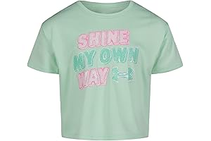 Girls' Aqua Bike Jersey Short Sleeve Crewneck Comfortable and Breathable T-Shirt