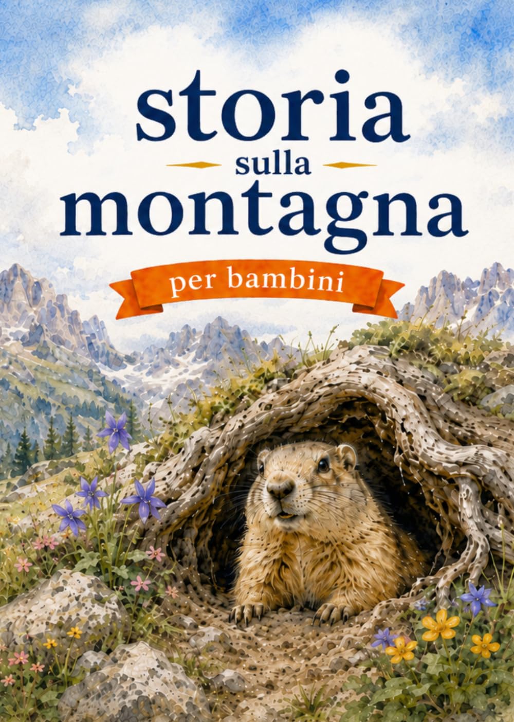 Storia sulla montagna per bambini: Un racconto illustrato per bambini per imparare a conoscere e rispettare la montagna