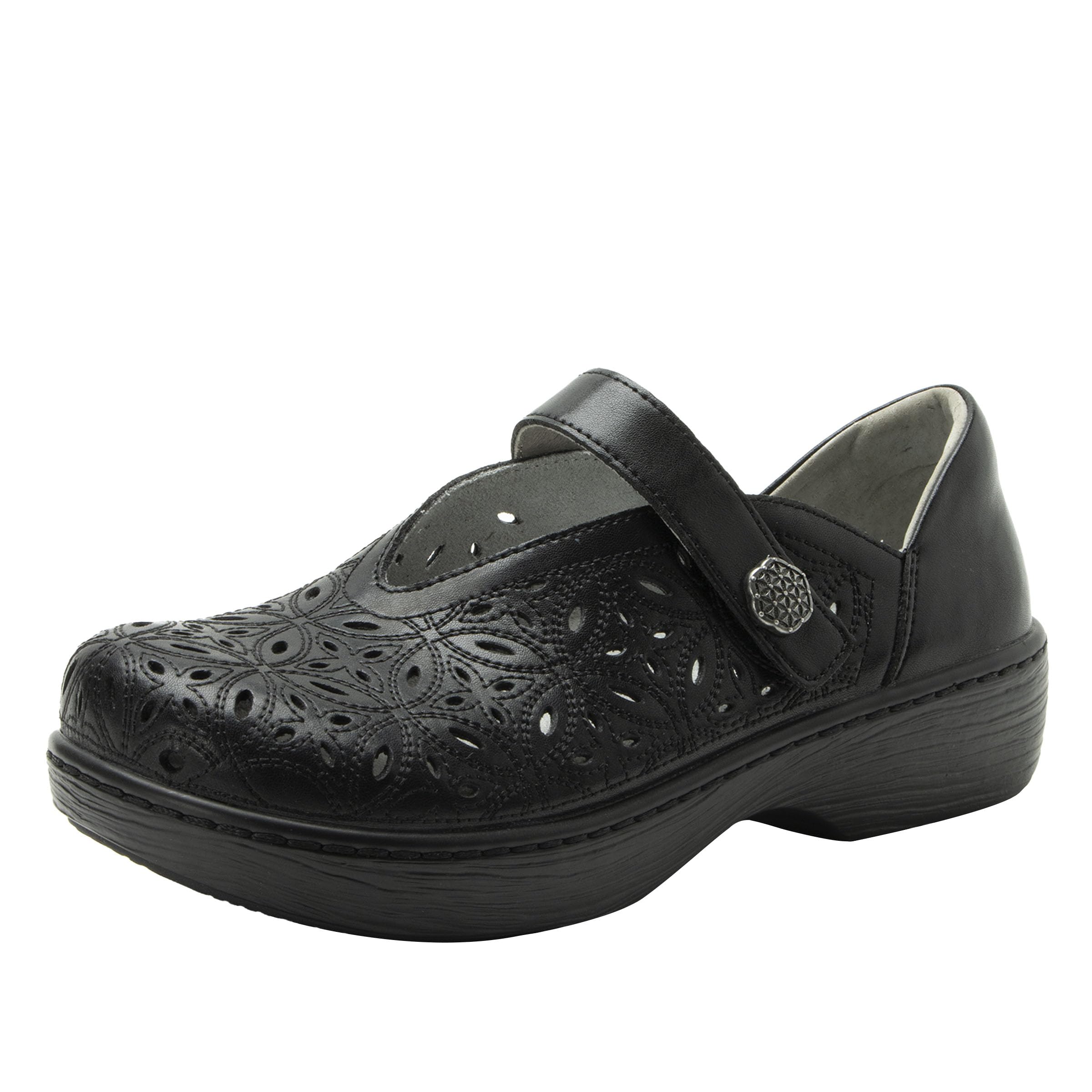 Alegria Women's Opheliah Comfort Shoes V-Cut Leather Mary Jane