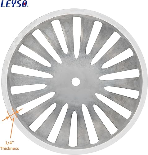 Miniatura 4 de Leyso FS-DS - Cubierta de drenaje de fregadero de aluminio resistente para cocina, restaurante, bar, buffet o servicio de alimentos. 5-14 pulgadas