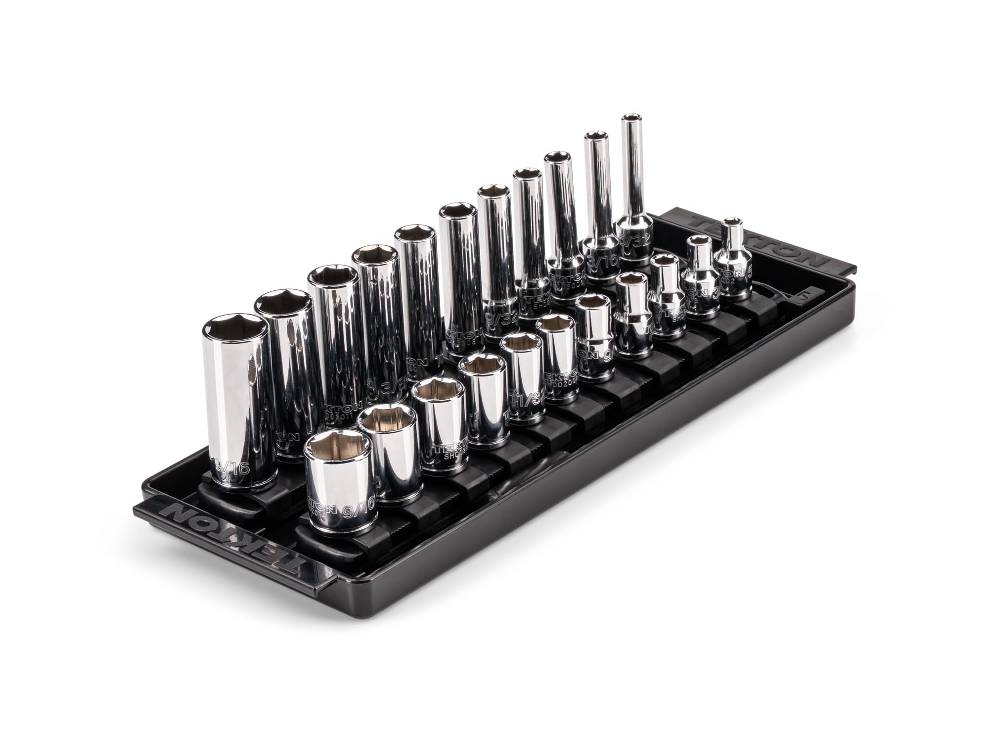 TEKTON 1/4 Inch Drive 6-Point Socket Set, 22-Piece | SHD90210