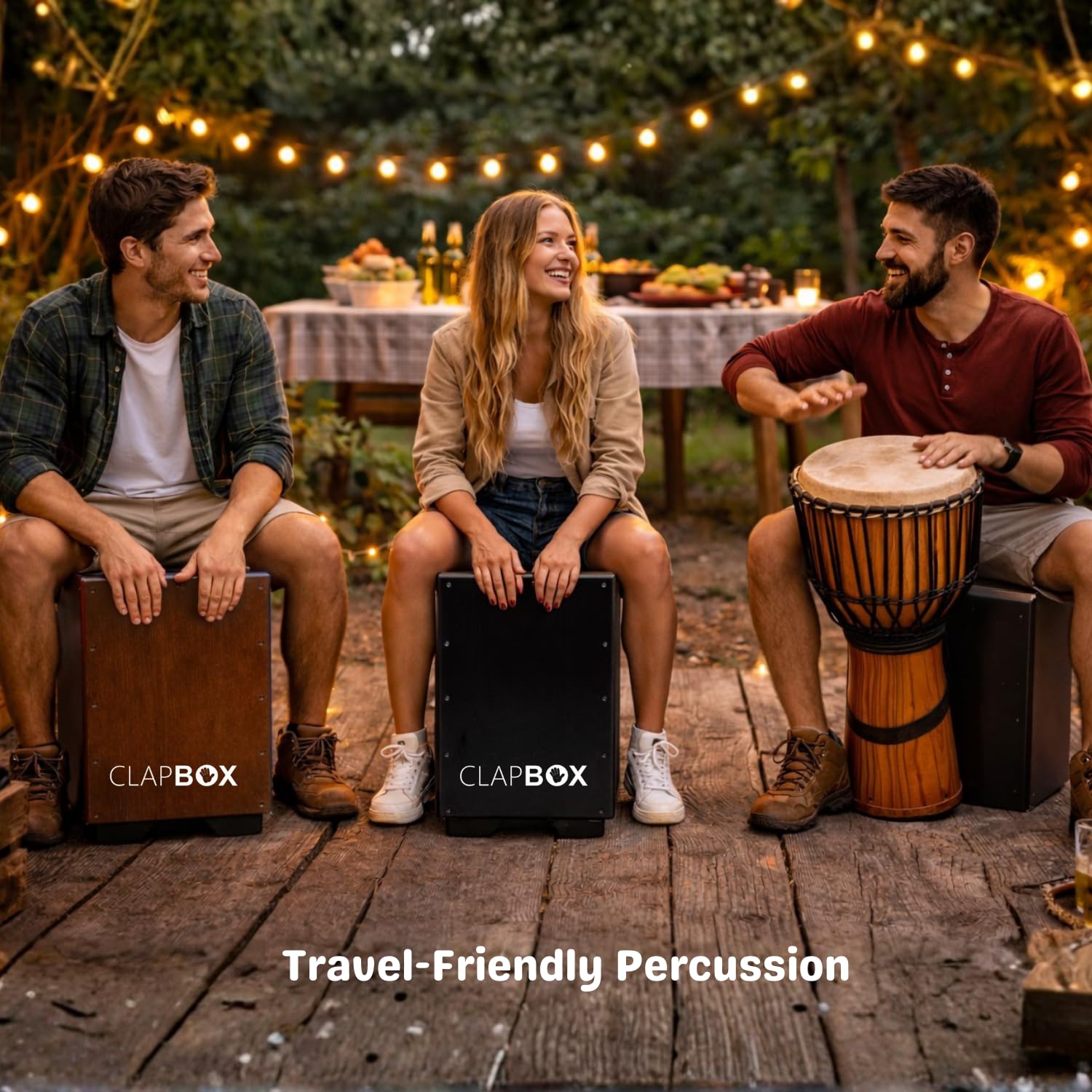 カホン BON! Percussion Amazon.com: Clapbox CB8 Cajon (Full Size with Adjustable Snare) 12